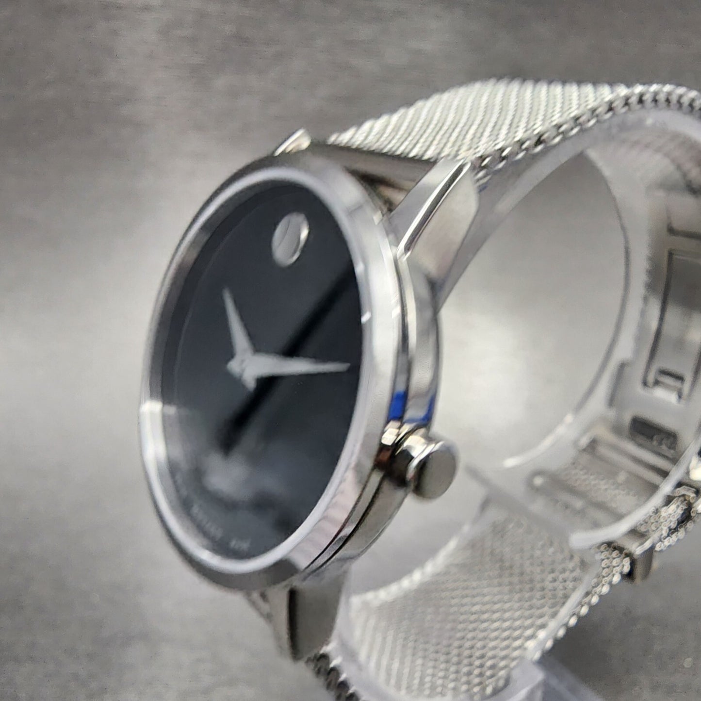 Movado Museum Classic Watch Women 28mm Black Dial Stainless steel Round 0607220