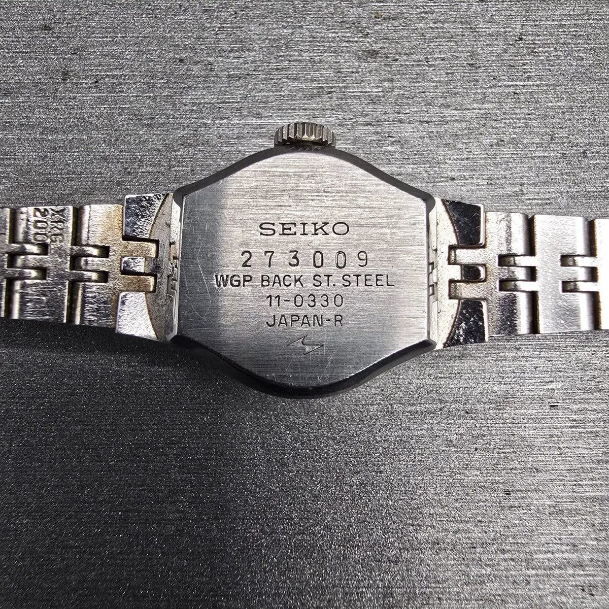 Seiko Watch Women 17mm Silver Dial Silver Tone Round 11-0330 Manual Wind Vintage10