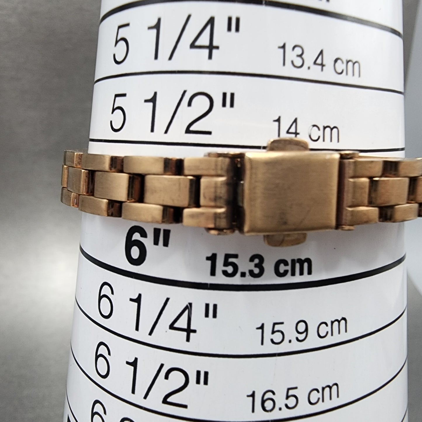 Margaret Howell Watch Women 21mm White Dial Rose Gold Tone Round New Battery13