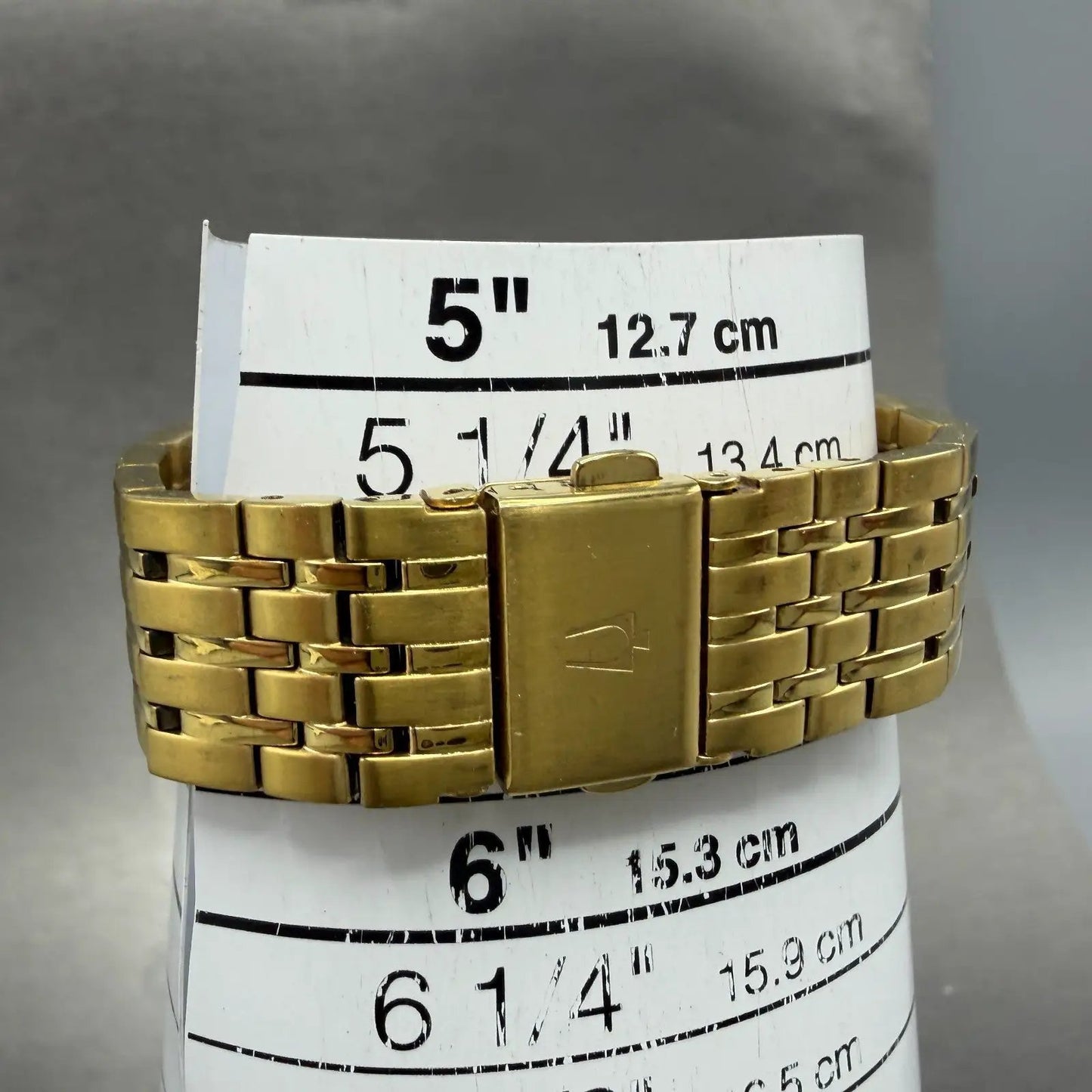 Bulova Watch Women 34mm MOP Dial Gold Tone Round 97P134 New Battery10