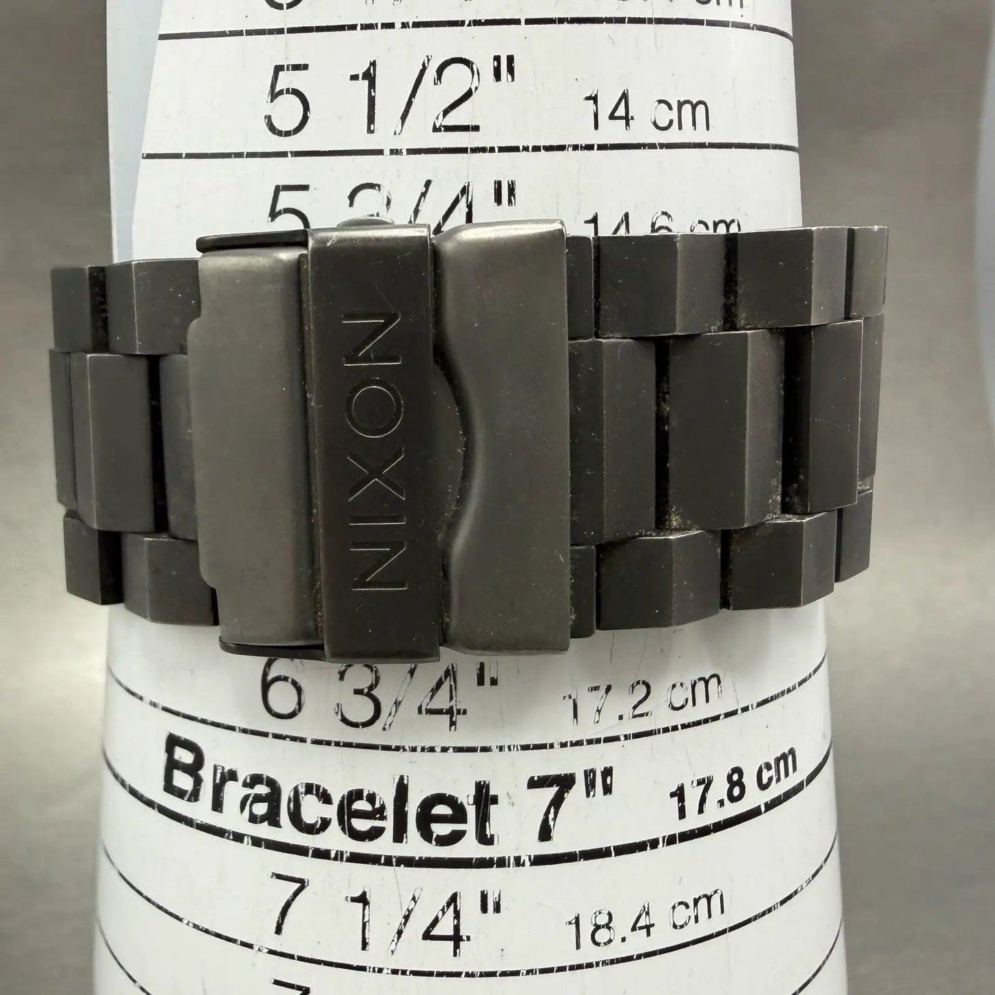 Nixon The Corporal Watch Men 48mm Black Dial Black Tone Round Bracelet new BattA10