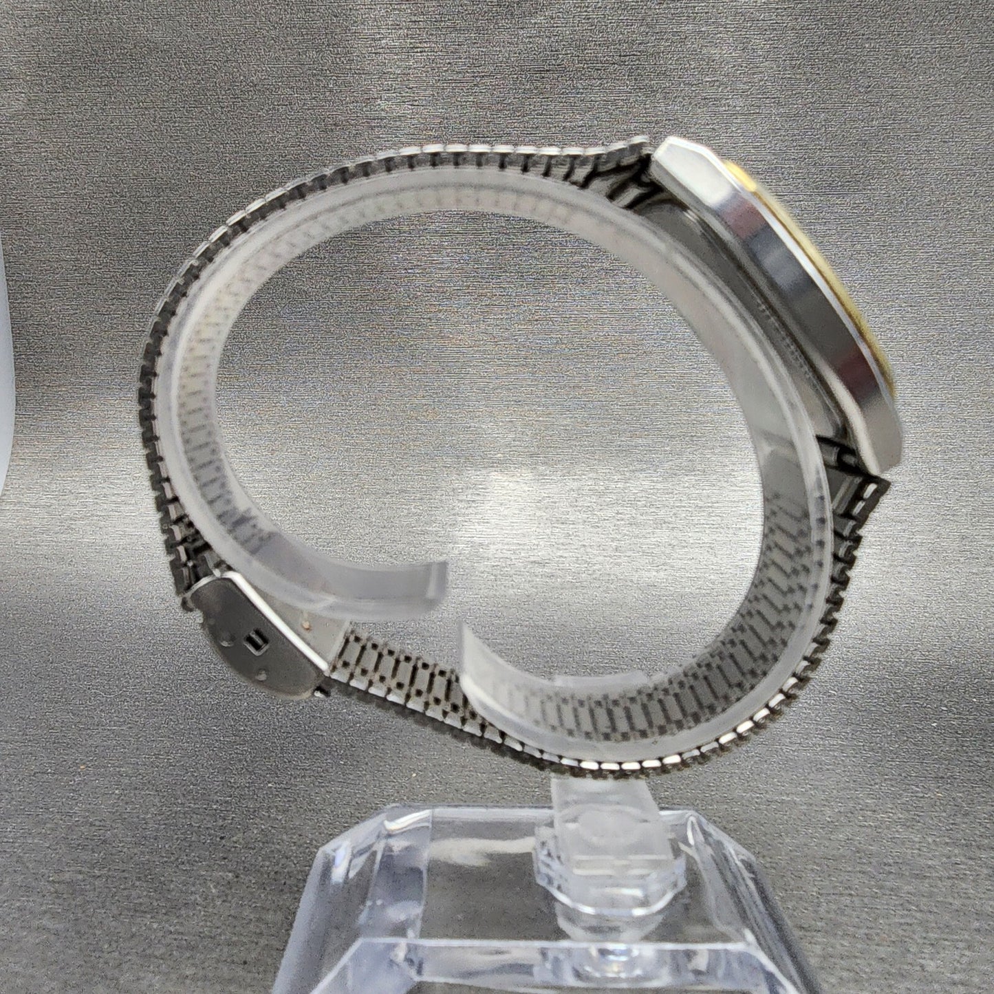 Seiko Watch Men 32mm Champagne Dial Two Tone Daydate 5933-5040 PARTS