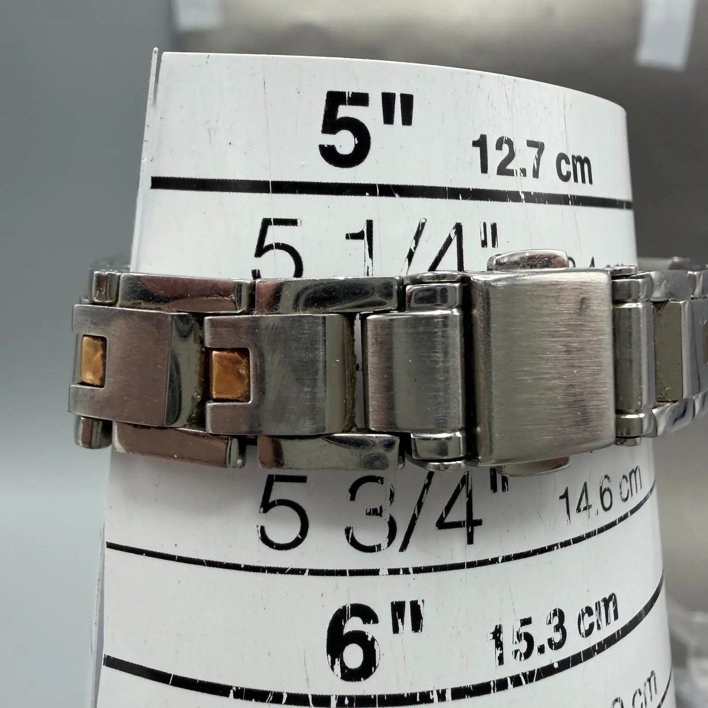 Seiko Alba Tank Watch Women 17mm Silver Dial Two Tone 1N01-0FY0 New Battery10