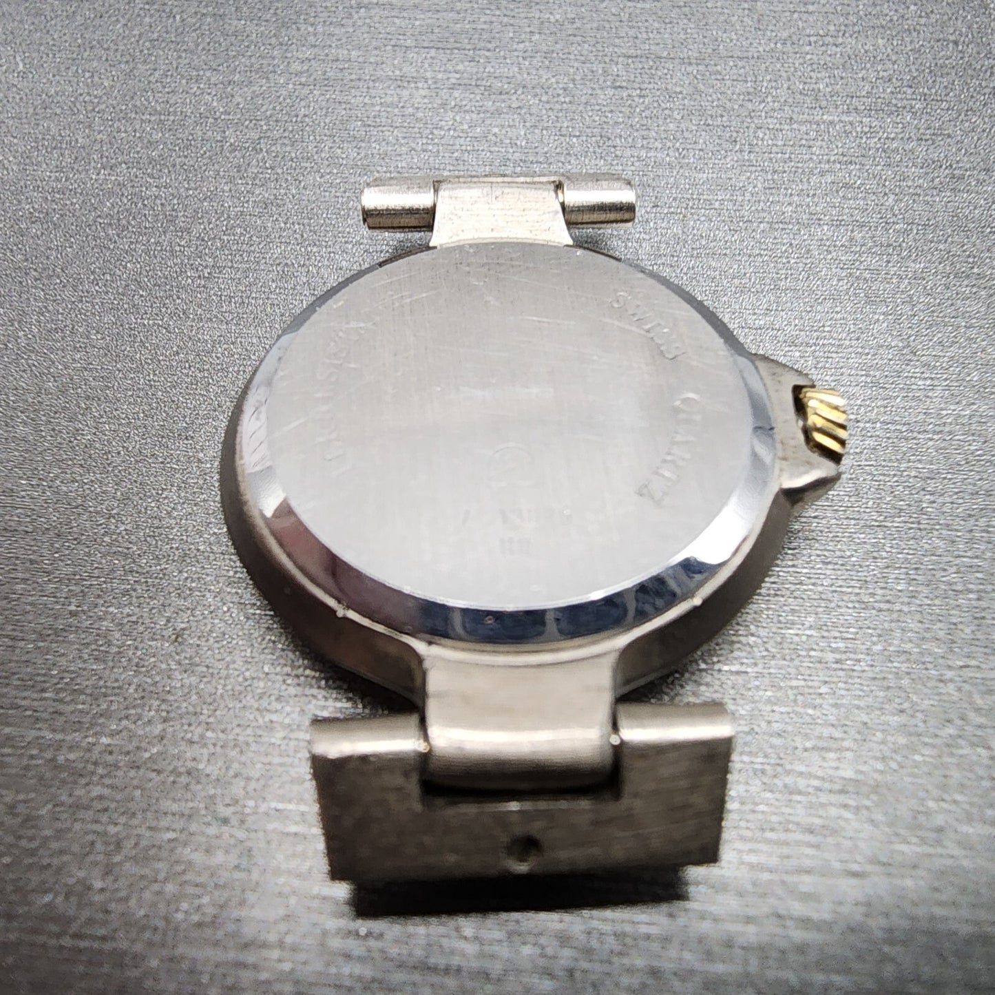Dunhill Millennium Watch Women 26mm Gold Dial Two Tone Date Round PARTS