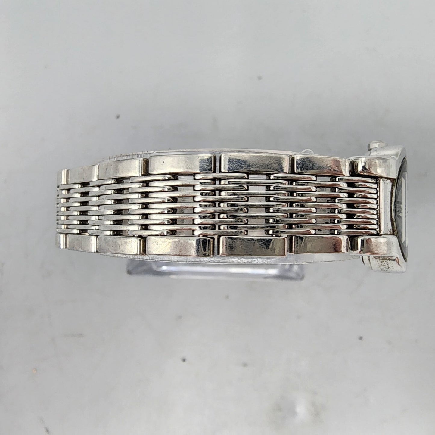 VTG Seiko Watch Women 20mm Black Dial Silver Tone Round 1N00-0HM0 New Battery