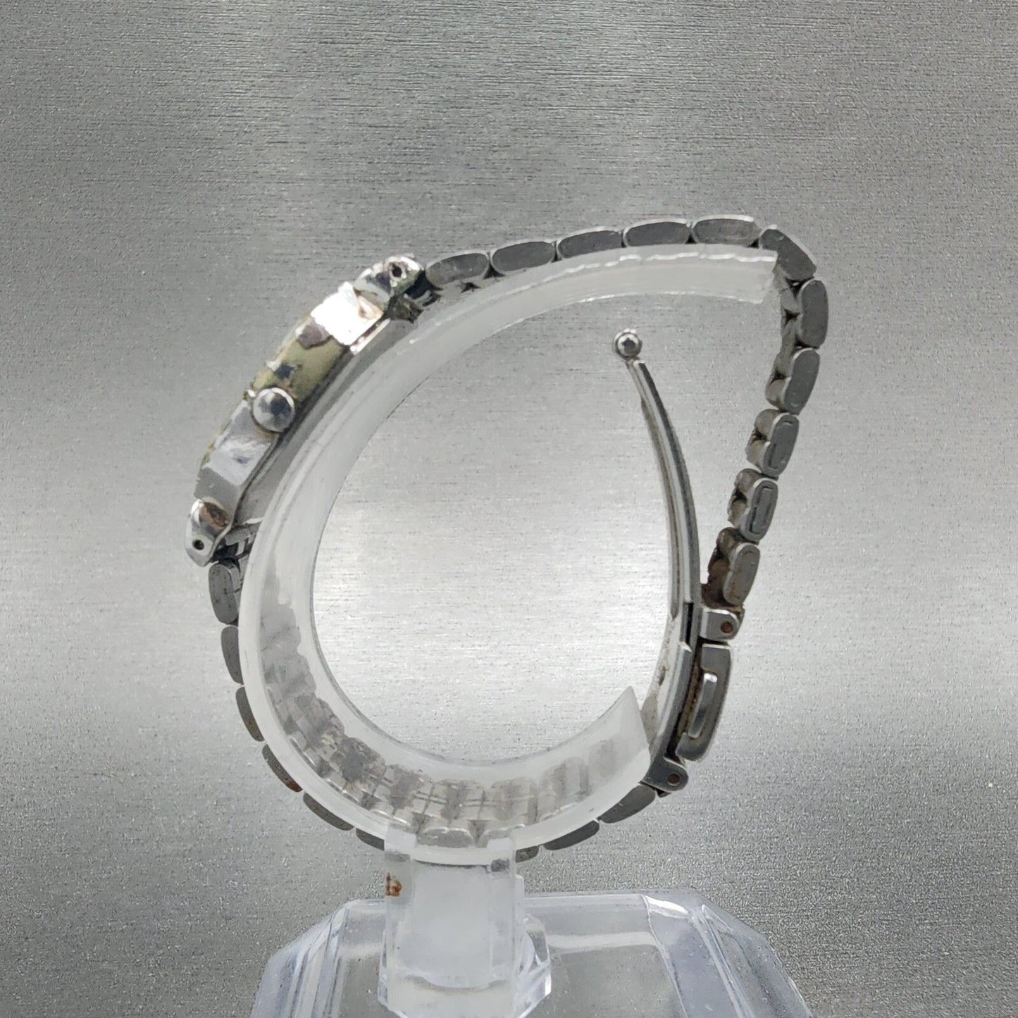 Seiko Watch Women 21mm Silver Dial Silver Tone Rectangle 2320-5920 New Battery