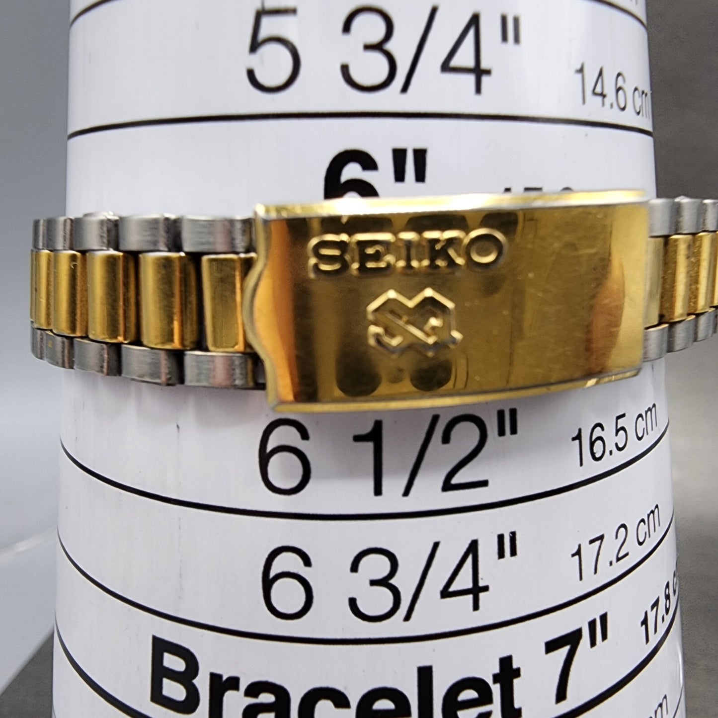 Seiko SQ Watch Women 24mm Gold Dial Two Tone Daydate Round 2A230030 New Battery10