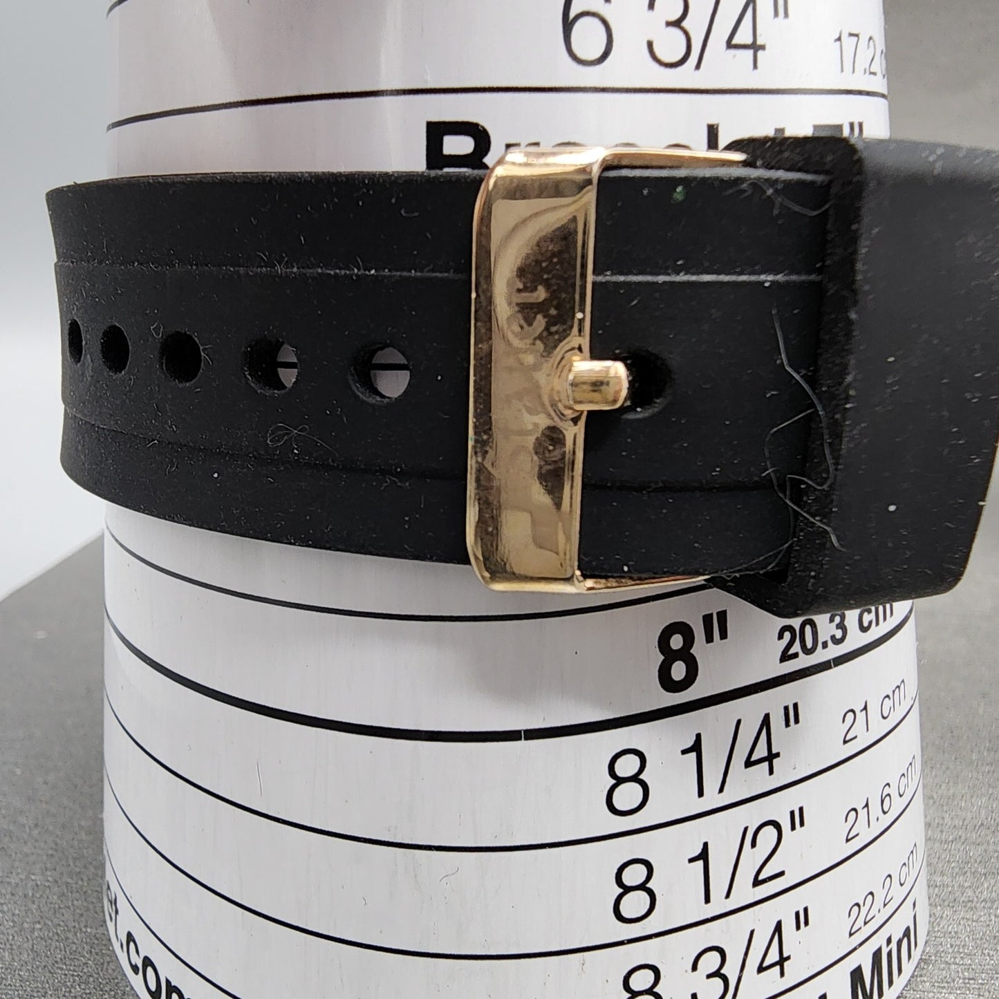 Stauer Blazon Watch Men 36mm Black Dial Rose Gold Tone Round 23523 New Battery