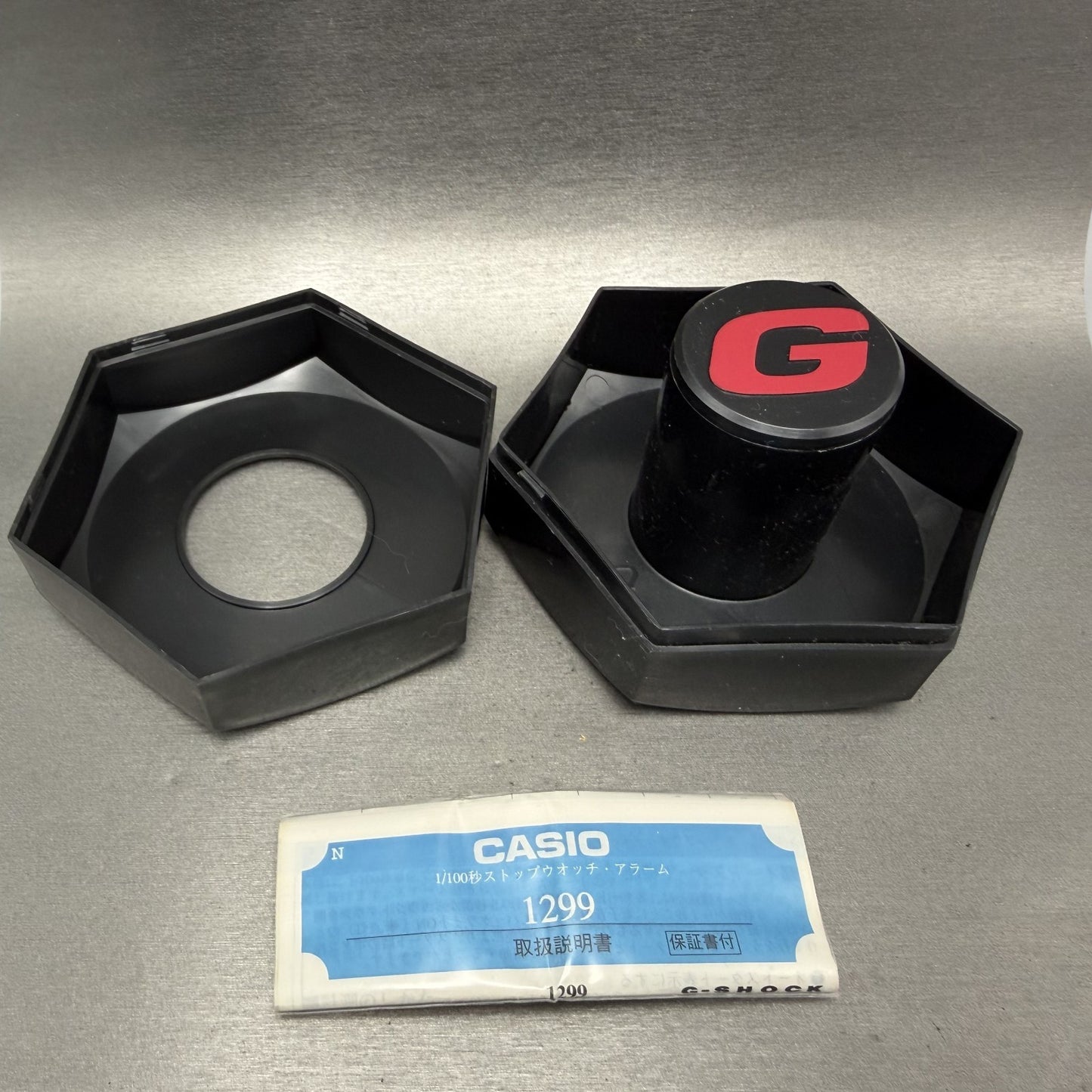 Casio GShock DW002 Watch Men 48mm Lucky Strike Digital Black Red New Battery12