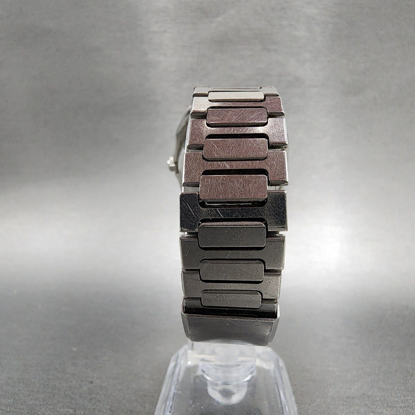 Seiko Silverwave Watch Men 33mm Brown Dial Steel Octagon 8221-5010 New Batt