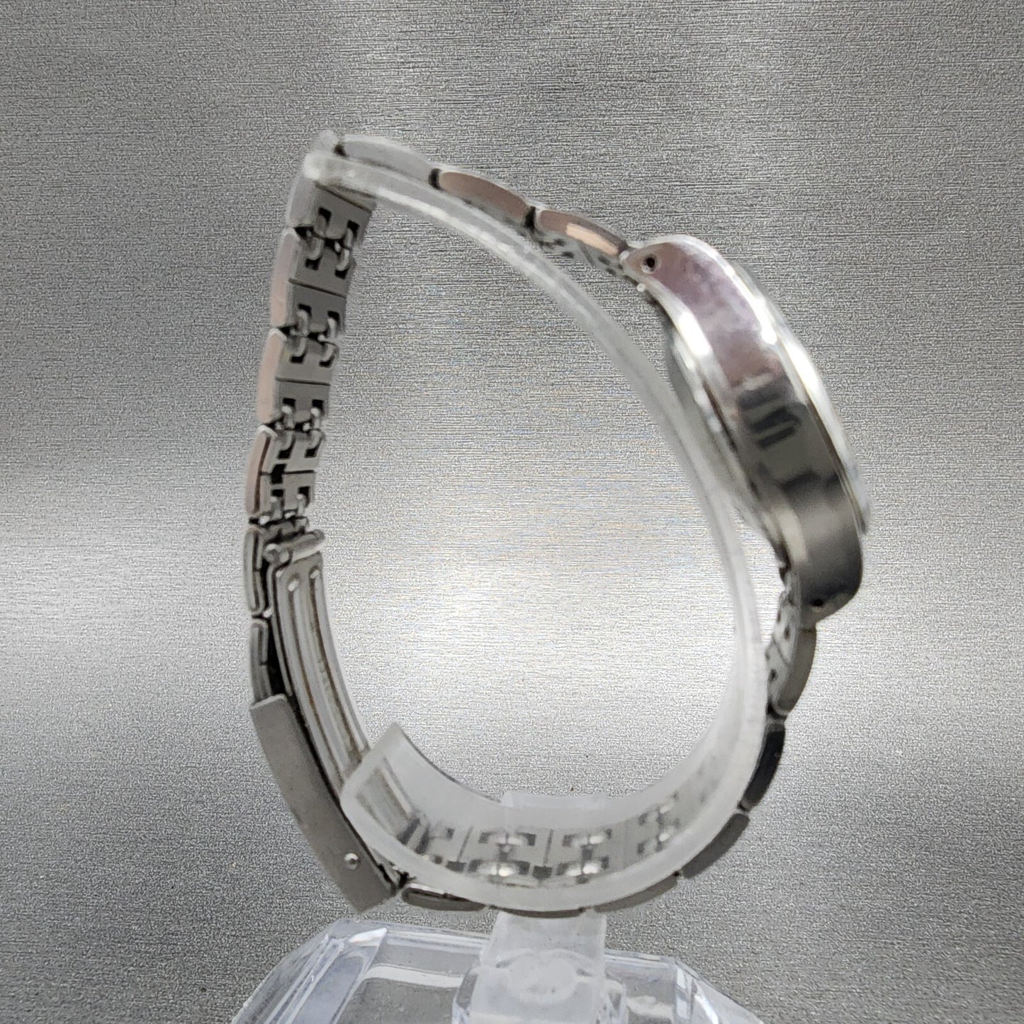 Seiko Chorus Watch Women 25mm Silver Dial Silver Tone Date Manual 2118-0200 Runs