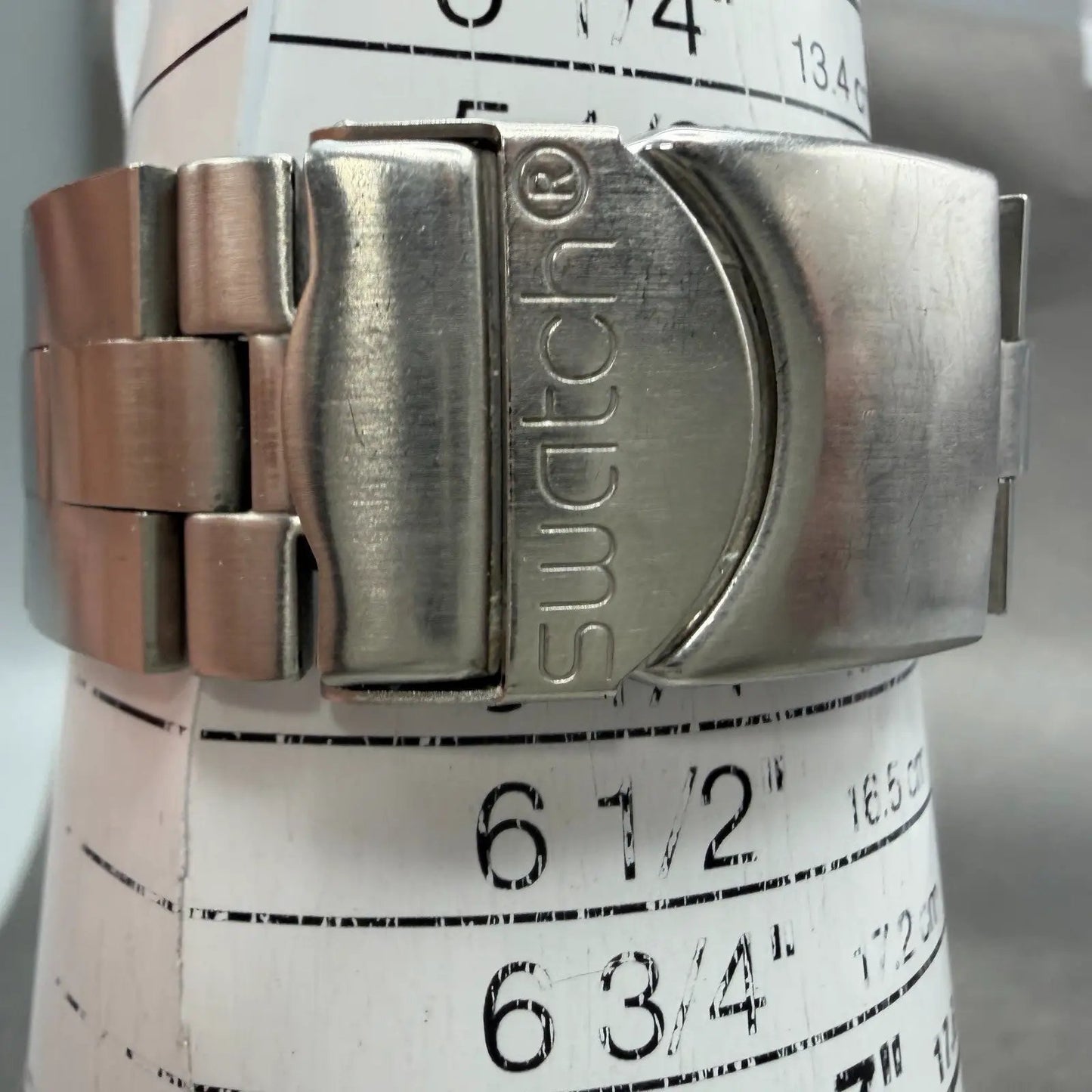 Swatch Irony Diaphane Full Blooded Watch Men 43mm Silver Dial Steel Date New Bat10