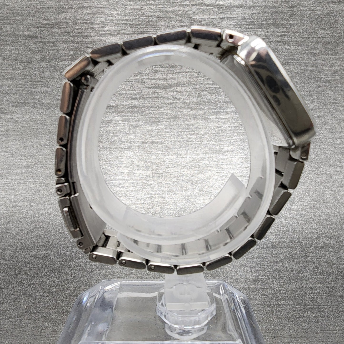 Skagen Steel Watch Women 26mm MOP Dial Silver Tone Rectangle 658SSSX New Batt