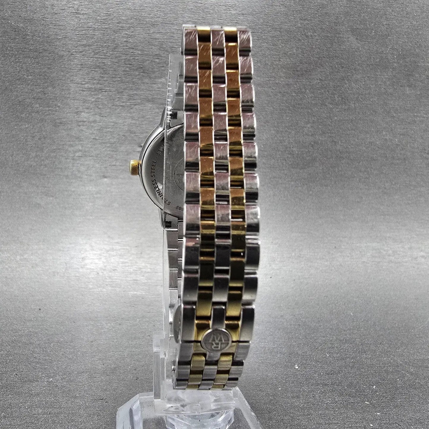 Raymond Weil Toccata Watch Women 29mm MOP Dial Two Tone Date 5988 New Battery10