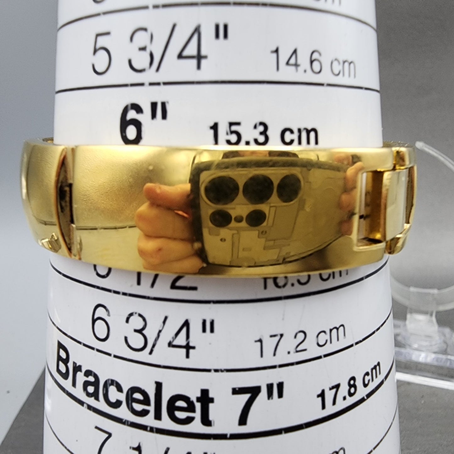 Seiko Lassale Tank Watch Women 15mm Black Dial Gold Tone 1f205k7h New Battery10