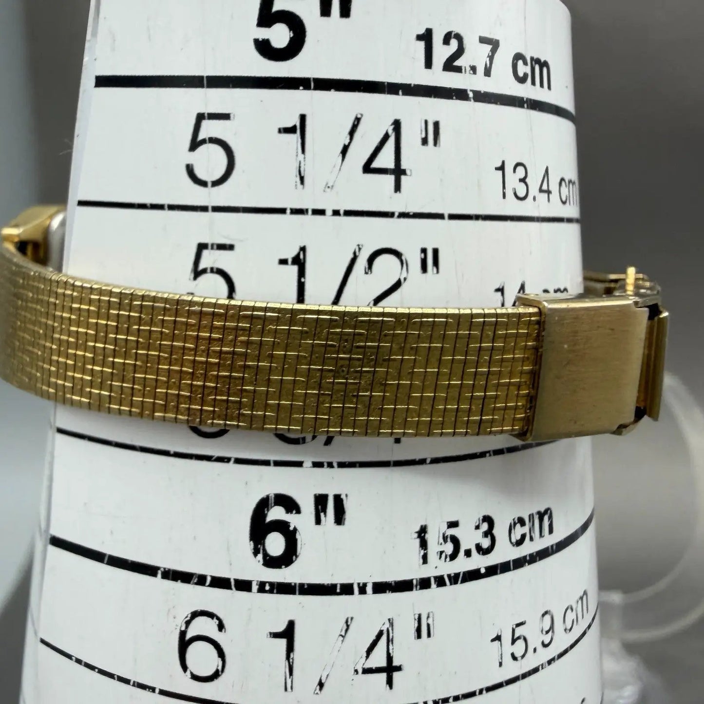 Seiko Tank Watch Women 17mm Champagne Dial Gold Tone VTG 2B20-5000 New Battery10