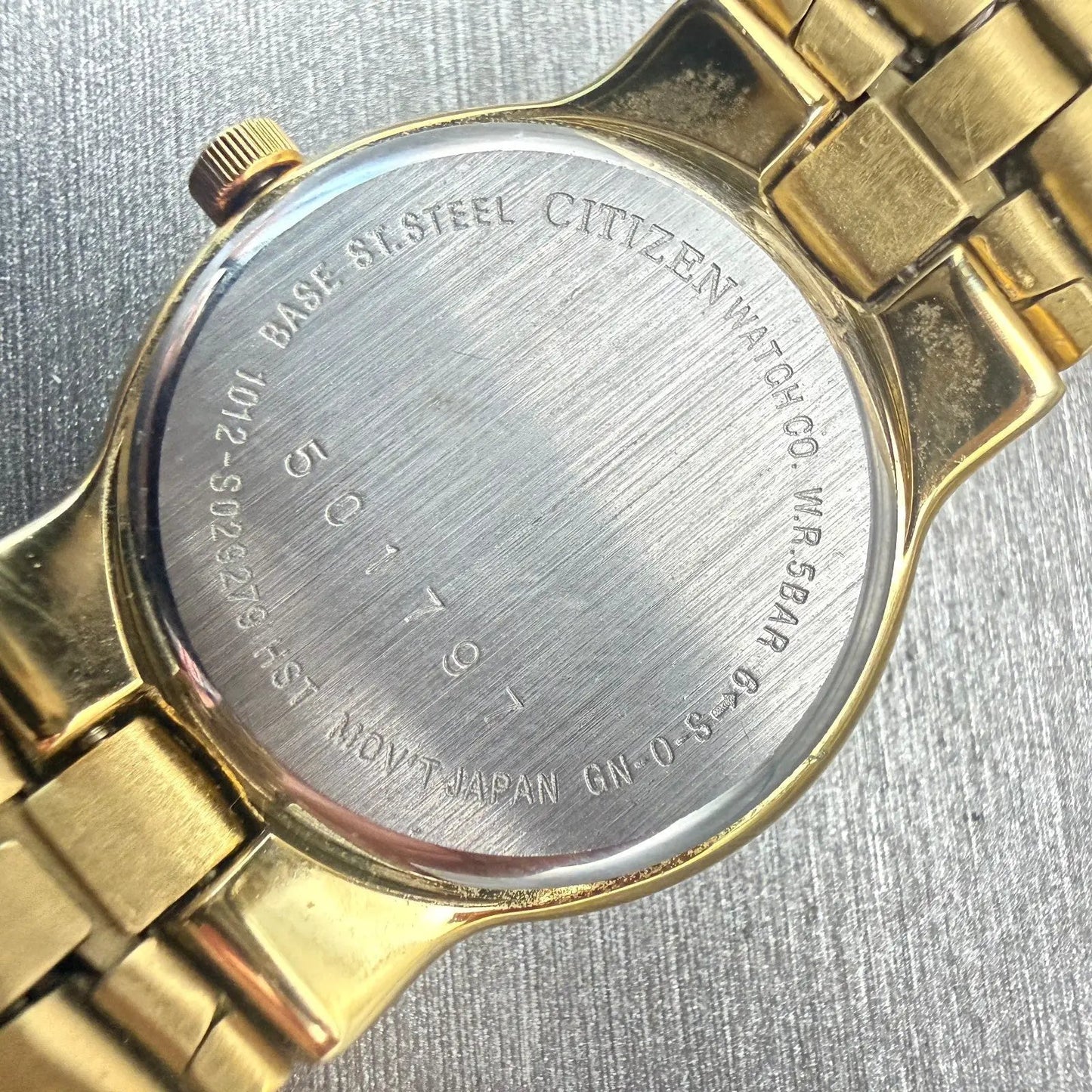 Citizen Watch Women 25mm White Dial Gold Tone Date Round 1012-S029279 New Batt10