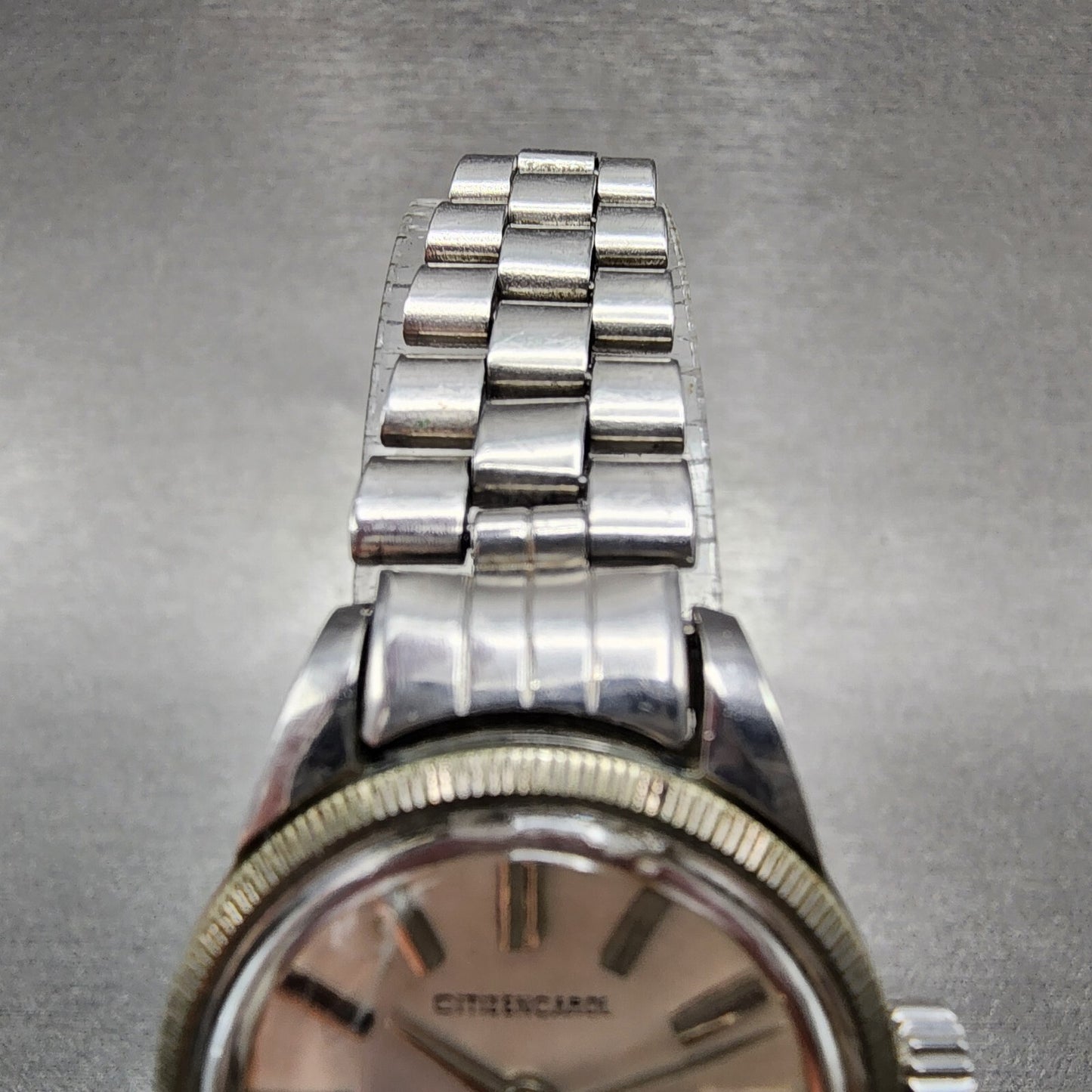 Citizen Carol Watch Women 25mm White Dial Steel Manual Wind 21 Jewels Runs