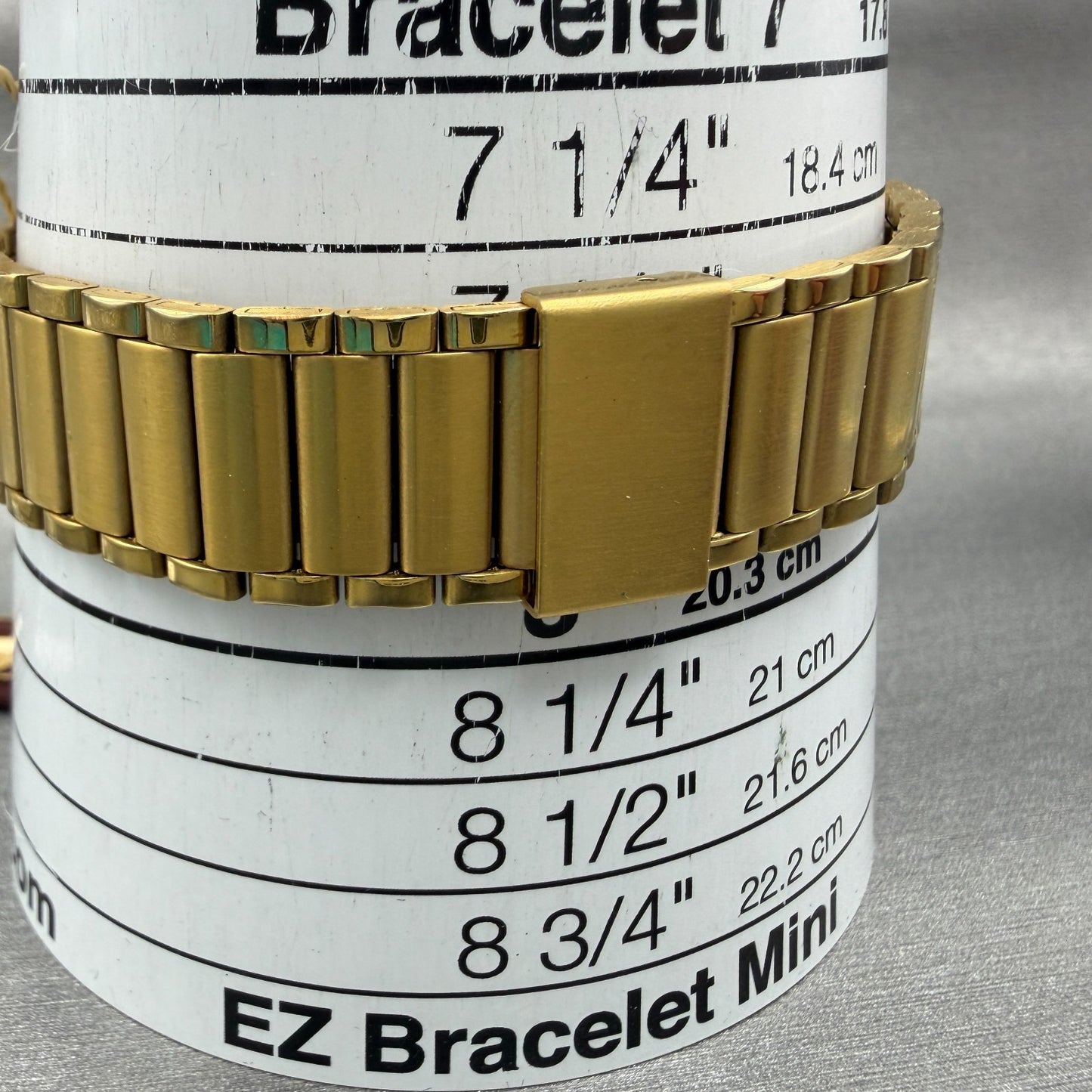 Citizen Tank Watch Men 24mm Gold Dial Gold Tone Rectangle 3620364365 NOS PARTS11