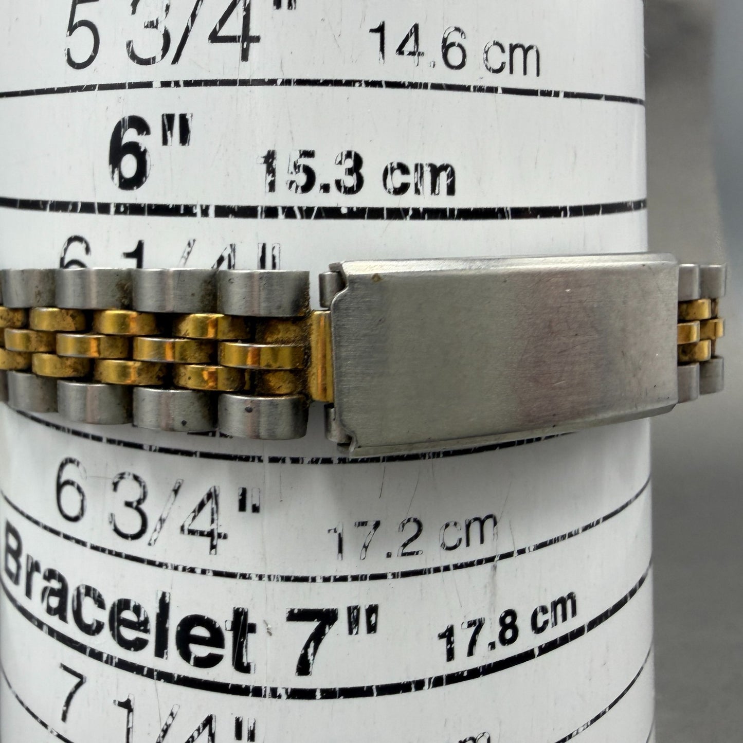 Seiko 5 Automatic Watch Women 24mm Champagne Dial TwoTone Daydate 2906-0610 PART11
