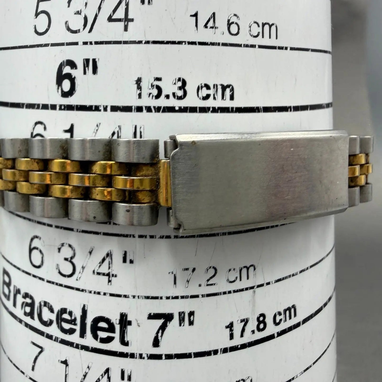 Seiko 5 Automatic Watch Women 24mm Champagne Dial TwoTone Daydate 2906-0610 PART11