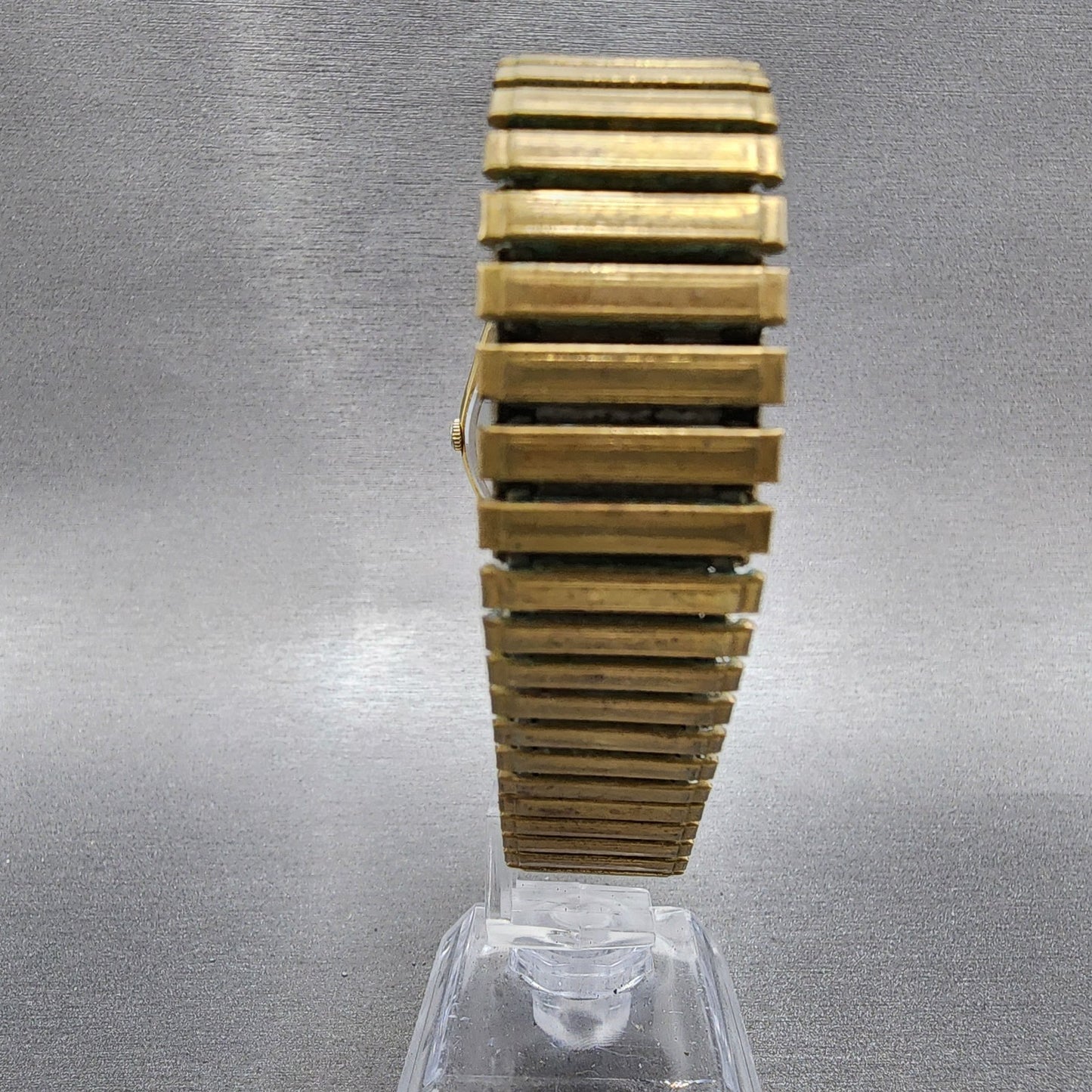 Seiko Watch Men 36mm Champagne Dial Gold Tone Round 7121-8000 New Battery