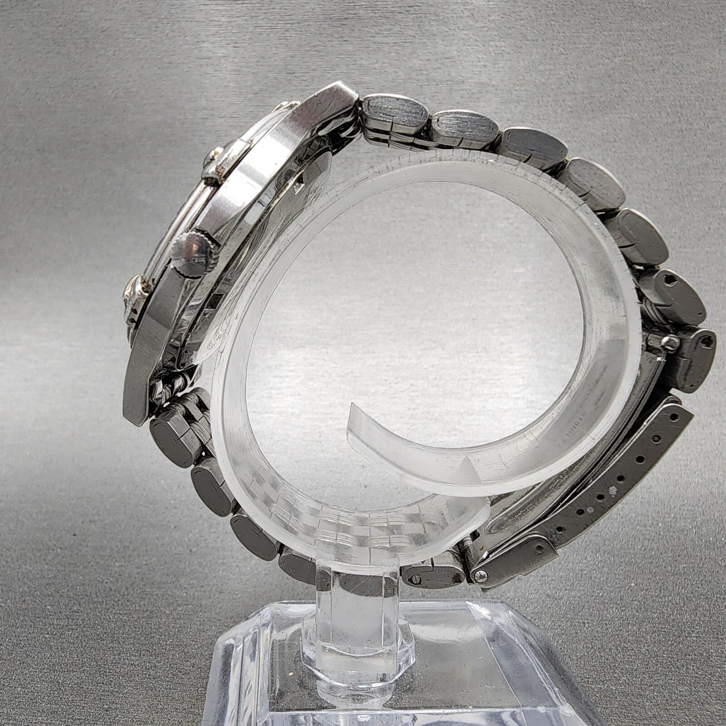 Wenger Dive Watch Men 40mm White Dial Two Tone Date Round SMT Design New Battery