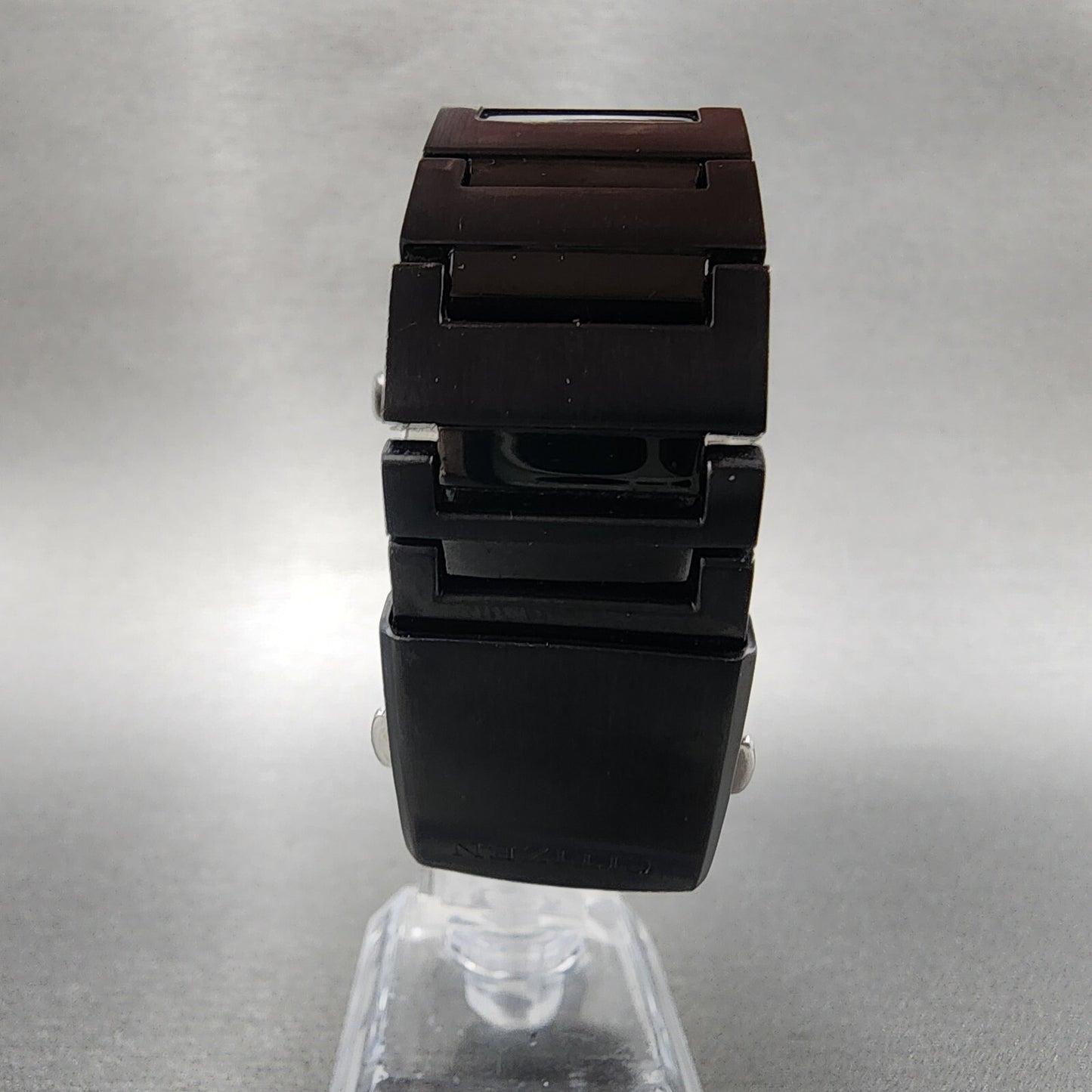 Citizen Eco-Drove CTO Watch Men 43mm Black Dial Black Tone Daydate Round Runs BD