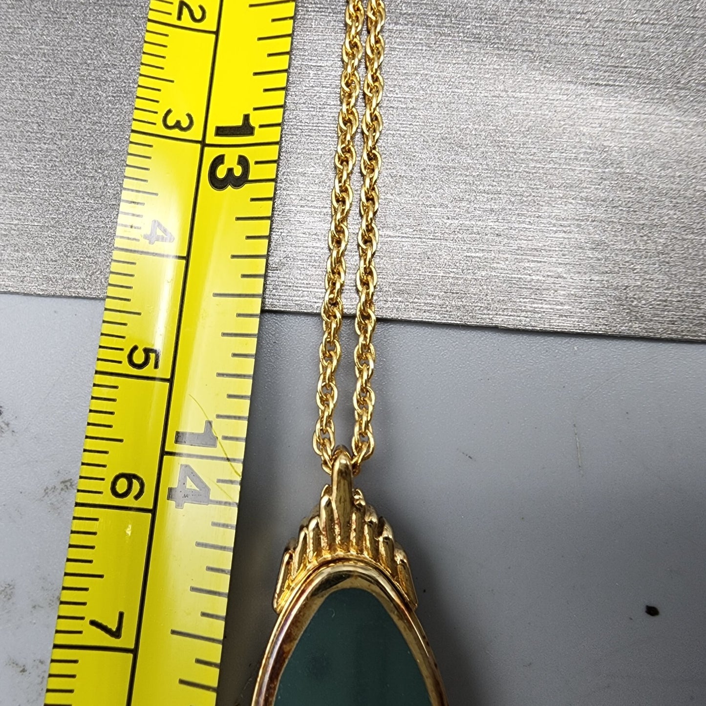 Seiko Necklace Watch Women 15mm Champagne Dial Gold Tone 1320-5520 New Battery