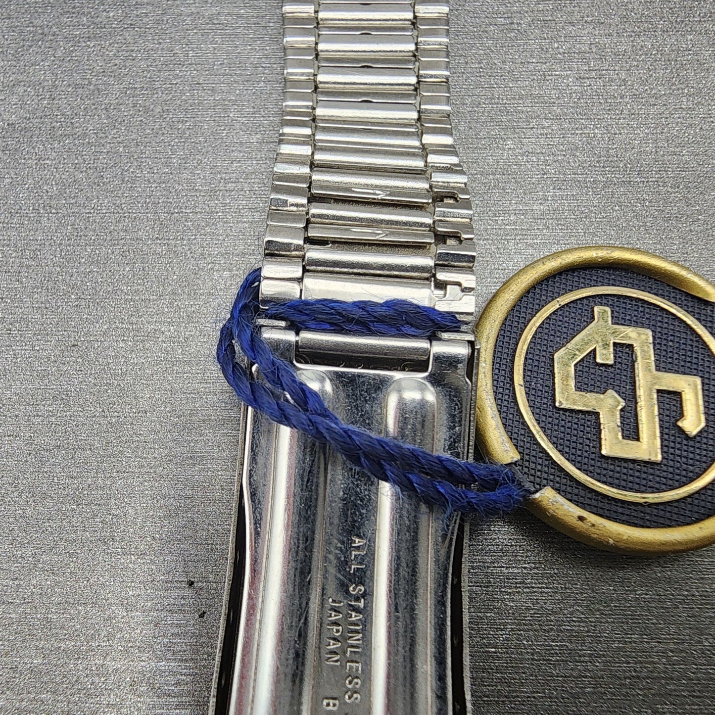 Seiko SQ Watch Case and Bracelet 38mm Steel CM009M Vintage