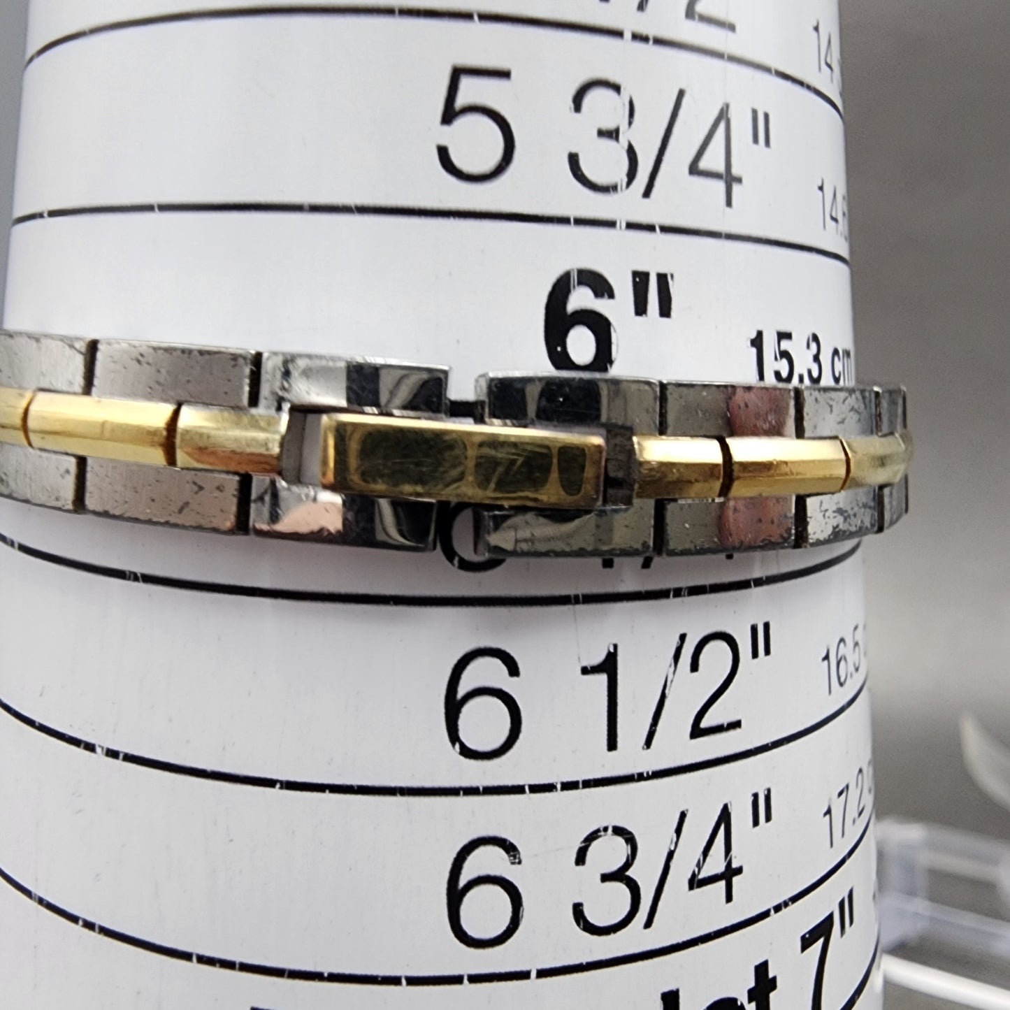 Seiko Tank Watch Women 13mm White Dial two Tone Rectangle 2E200AY0 New Battery10