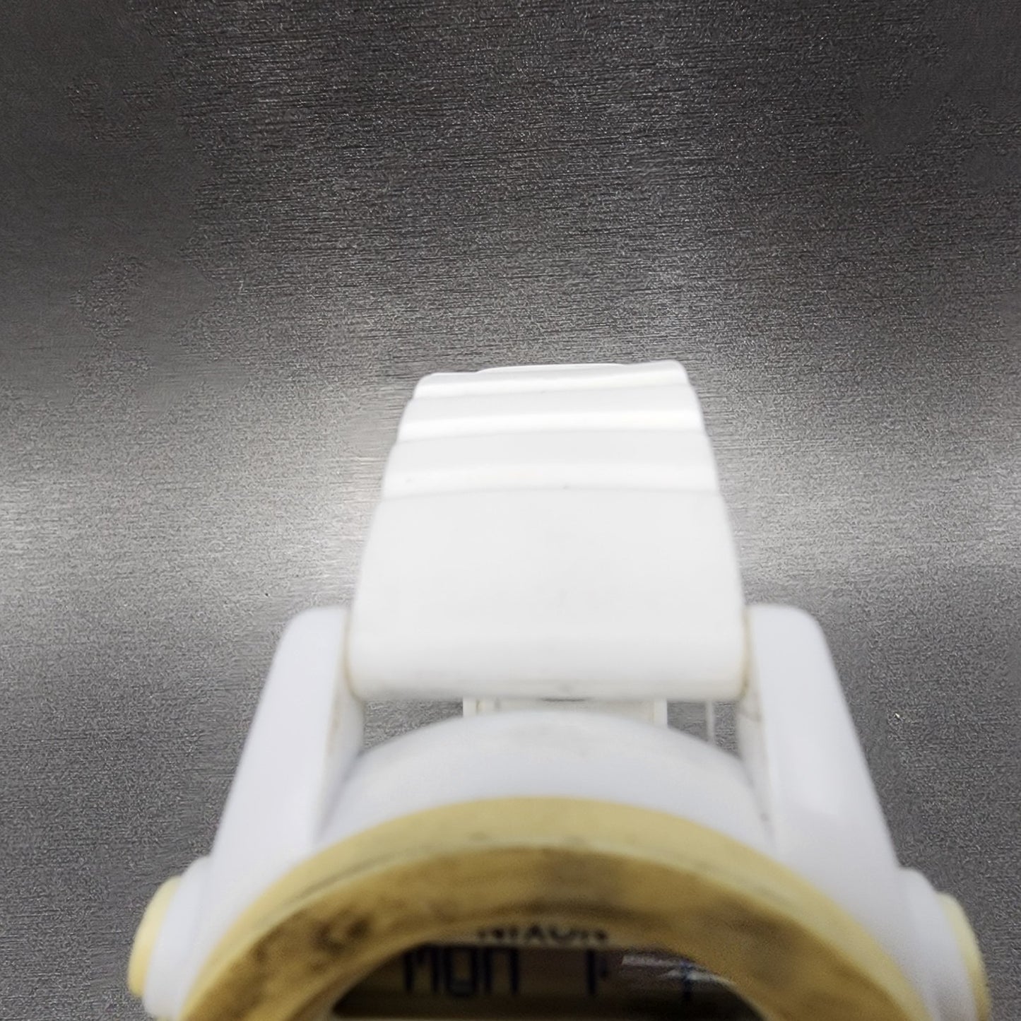 Nixon The Unit 40 Digital Watch Men 49mm White Tone Alarm Chrono New Battery