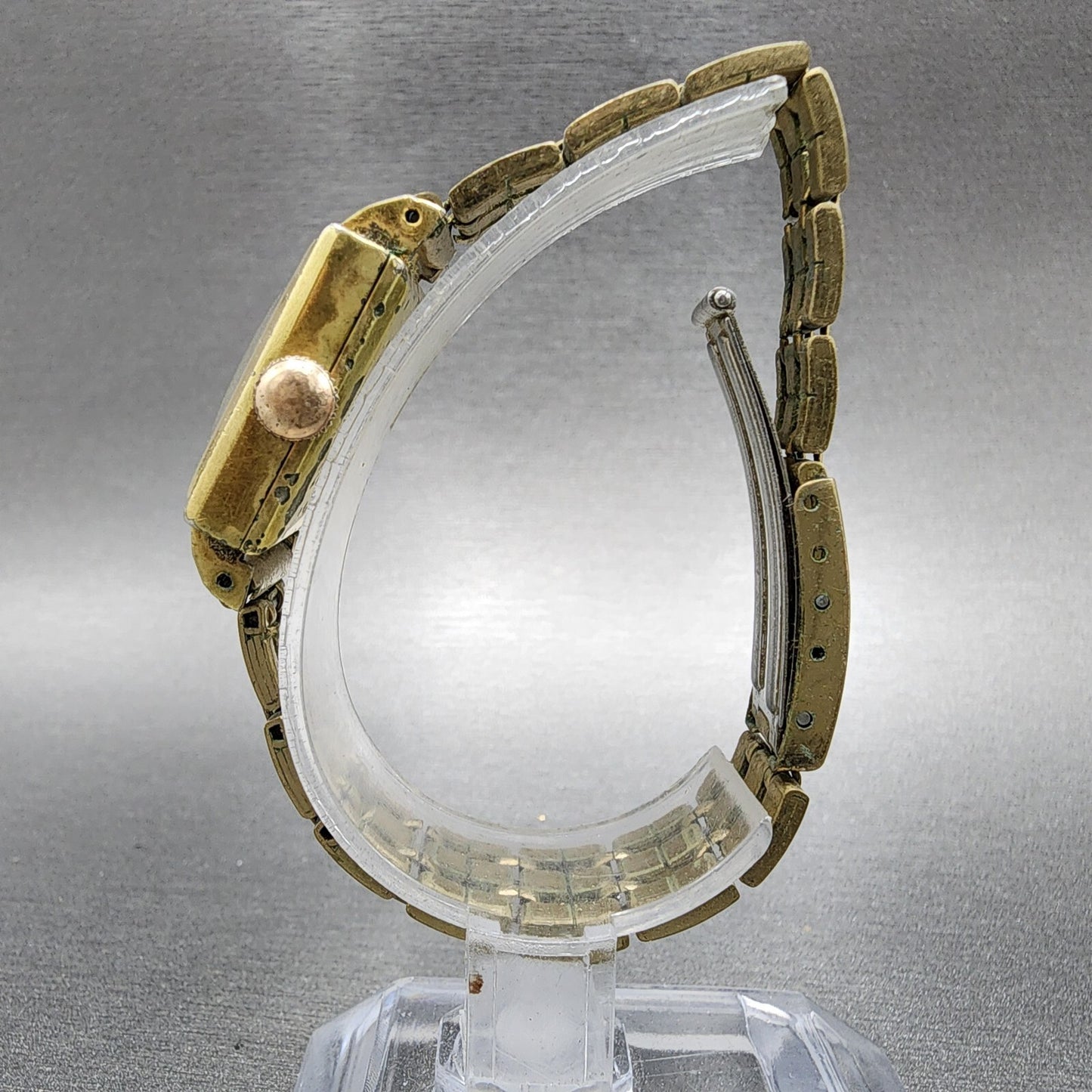Citizen Carol Date Watch Women 22mm Silver Dial Gold Plated Manual Wind Runs