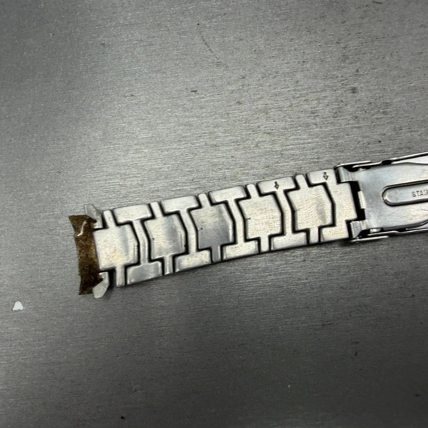 Bulova Millennia Watch Bracelet Two Tone 20mm Stainless Steel 98A48 Vintage6
