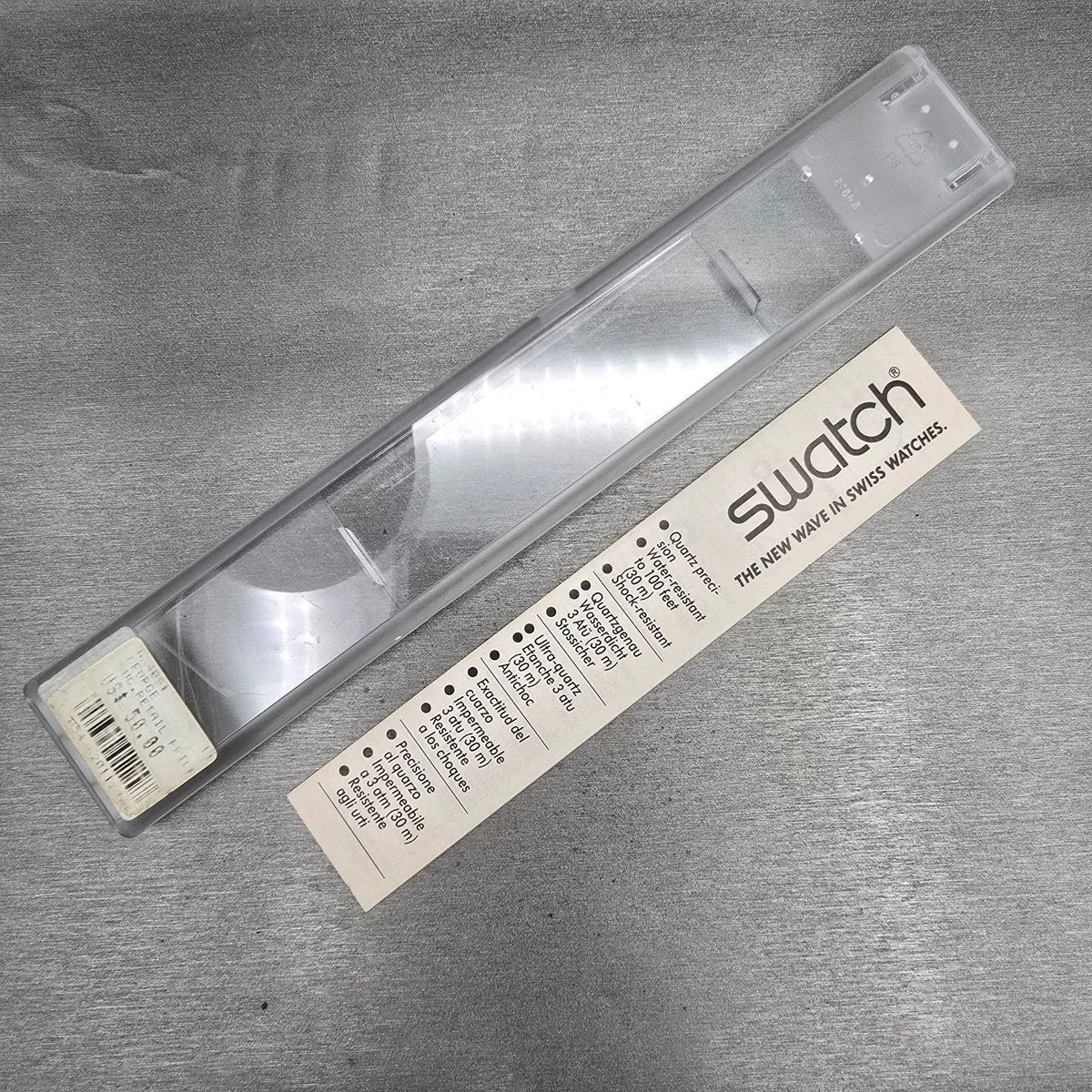 Swatch Scoob-A-Doo Watch Men 34mm Silver Dial Purple Case GV102 New Battery NOS17