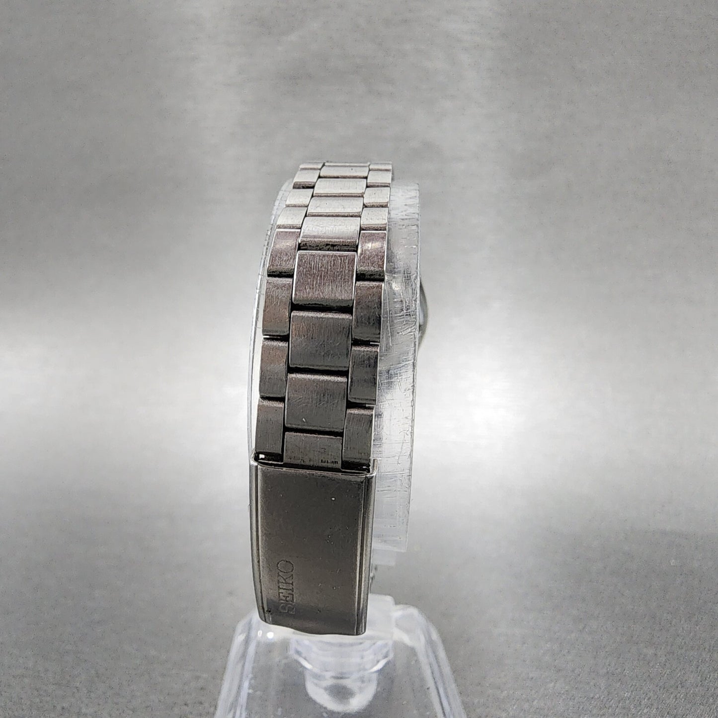 Seiko 5 Automatic Watch Women 24mm Black Dial Steel Daydate 2906-0341 PARTS