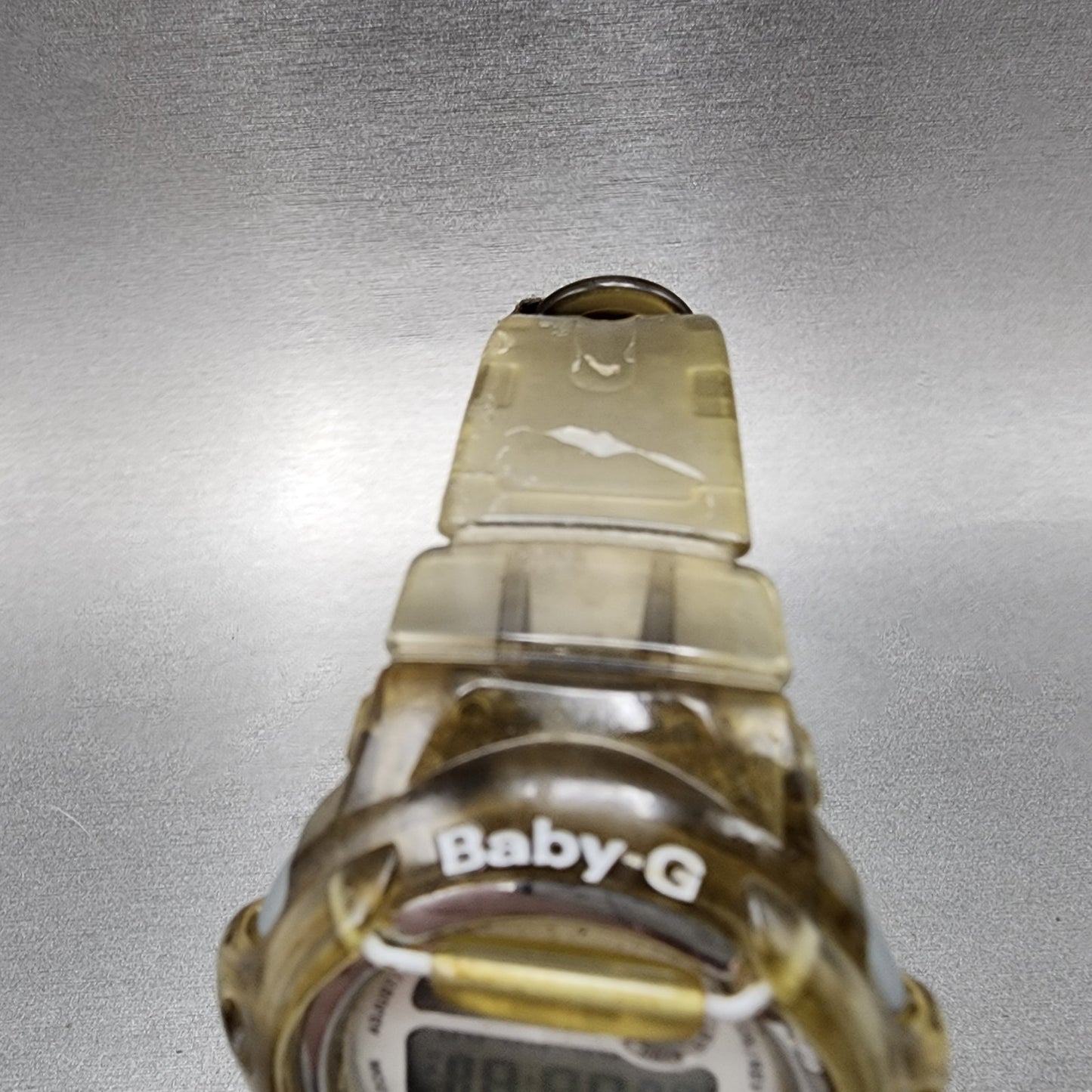 Casio Baby-G Watch Women 40mm Digital Alarm Chrono Gray BG-169R New Battery