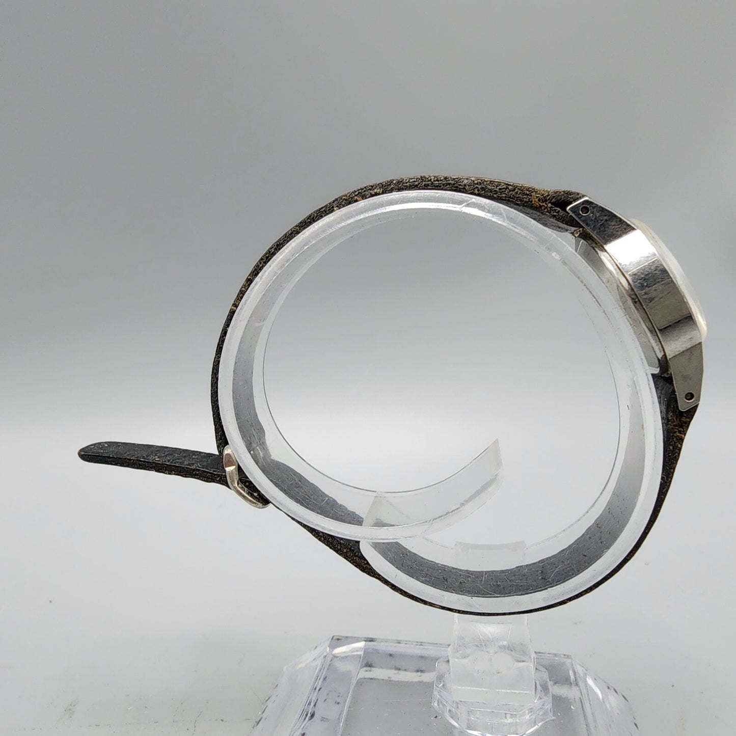 Vintage Pulsar Watch Women Silver Silver Dial Manual Wind 21mm Round Y431-0010
