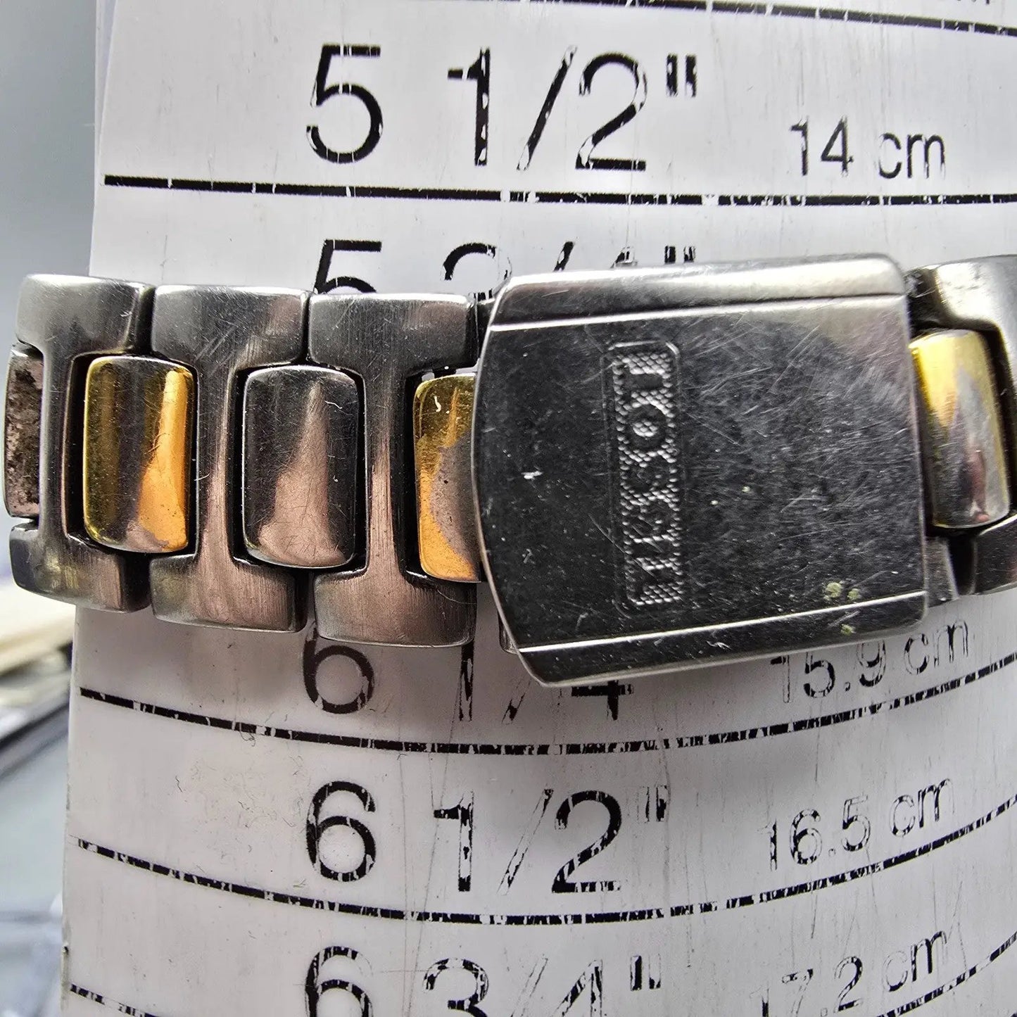 Tissot PRX Watch Women 27mm White Dial Two Tone Date Round P440 PARTS11