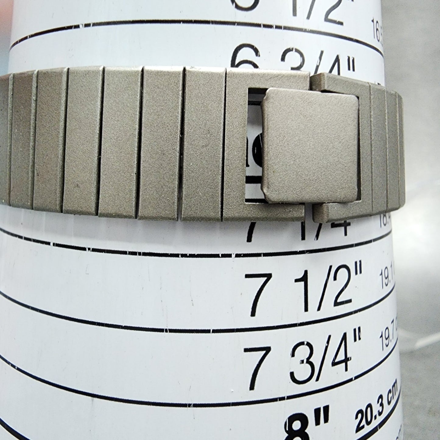 Seiko Tank Watch Women 19mm Gray Dial Gray Tone Rectangle 2P20522A PARTS11