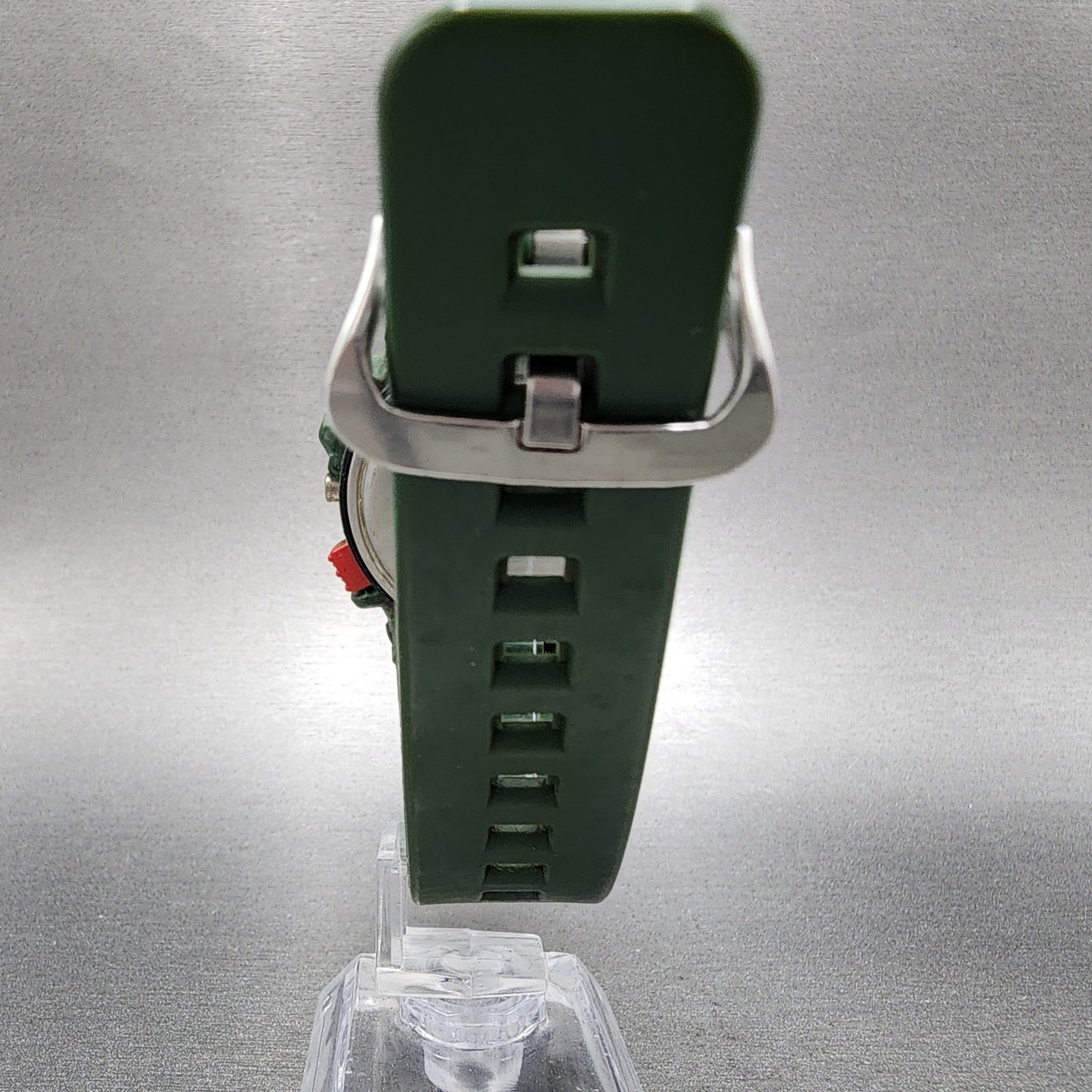 Casio G-Shock DW-6000 Watch Men 48mm Digital Green Tone Chronograph New Batt