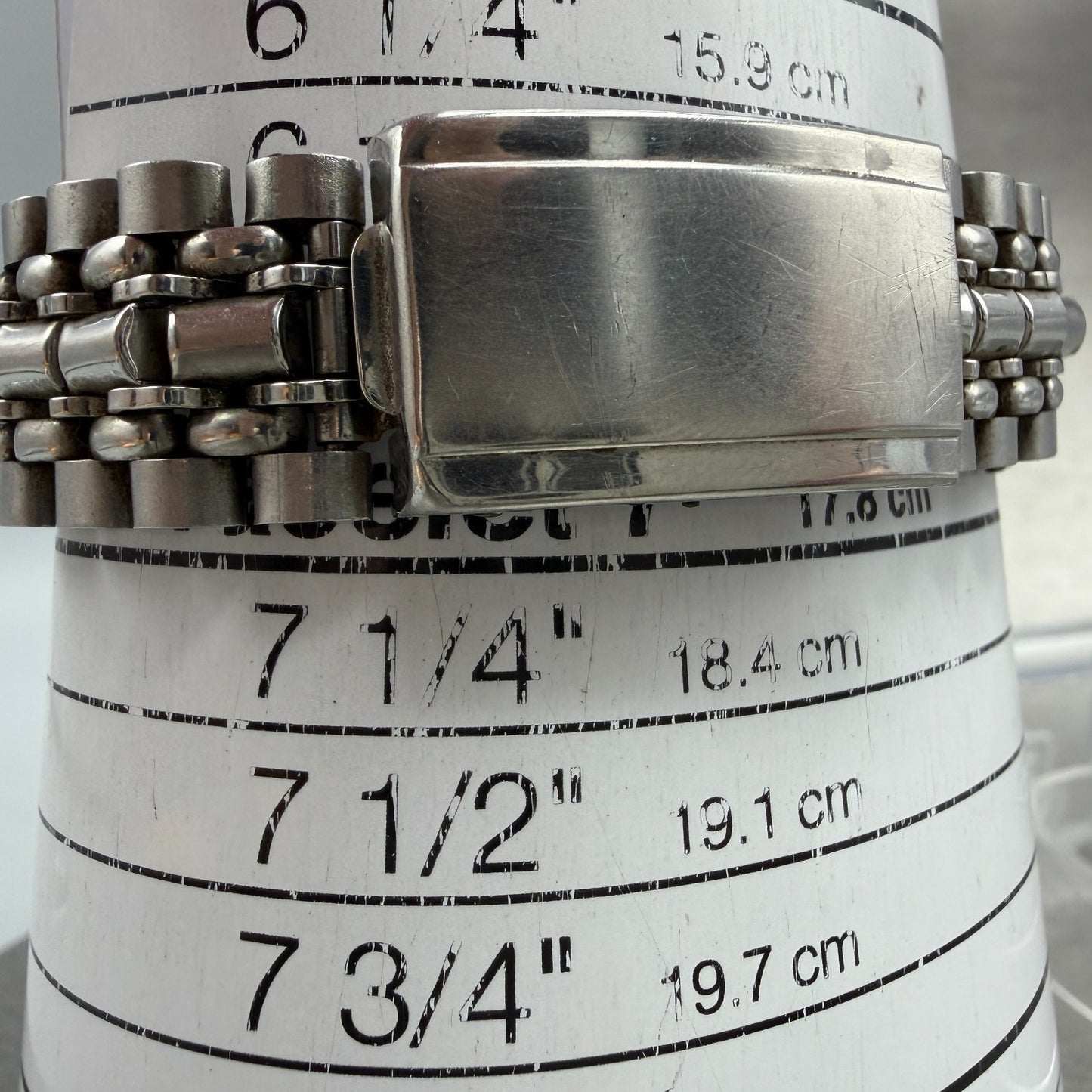 Seiko Sportsman Watch Men 36mm Silver Dial Silver Tone Date Manual 14112 Runs10