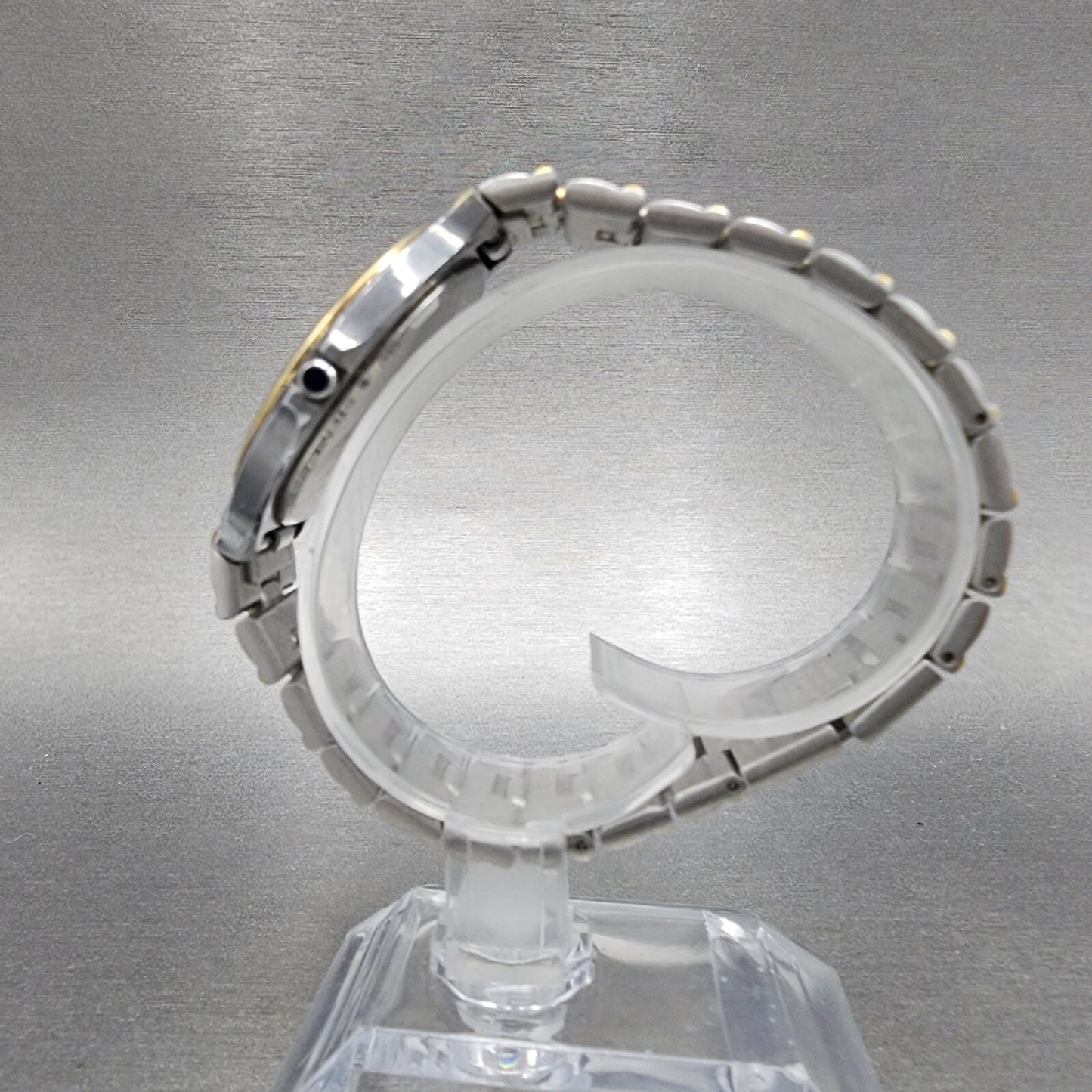 Seiko Dolce Watch Men 35mm Cream Dial Two Tone Round 8N41-7020 New Battery