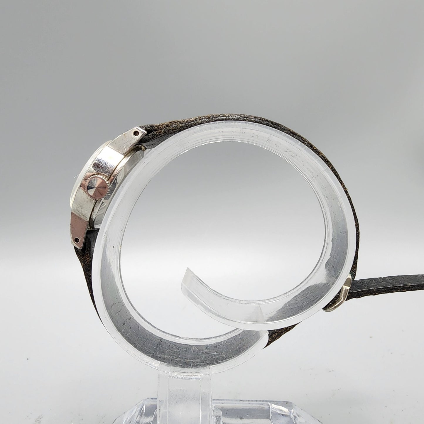 Vintage Pulsar Watch Women Silver Silver Dial Manual Wind 21mm Round Y431-0010