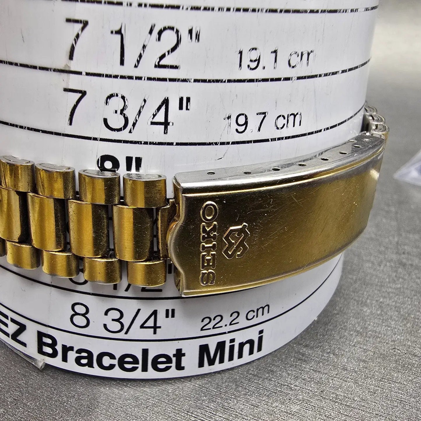 Seiko President Watch Men 36mm Champagne Dial Gold Tone READ!! 6923-8080 New Bat11