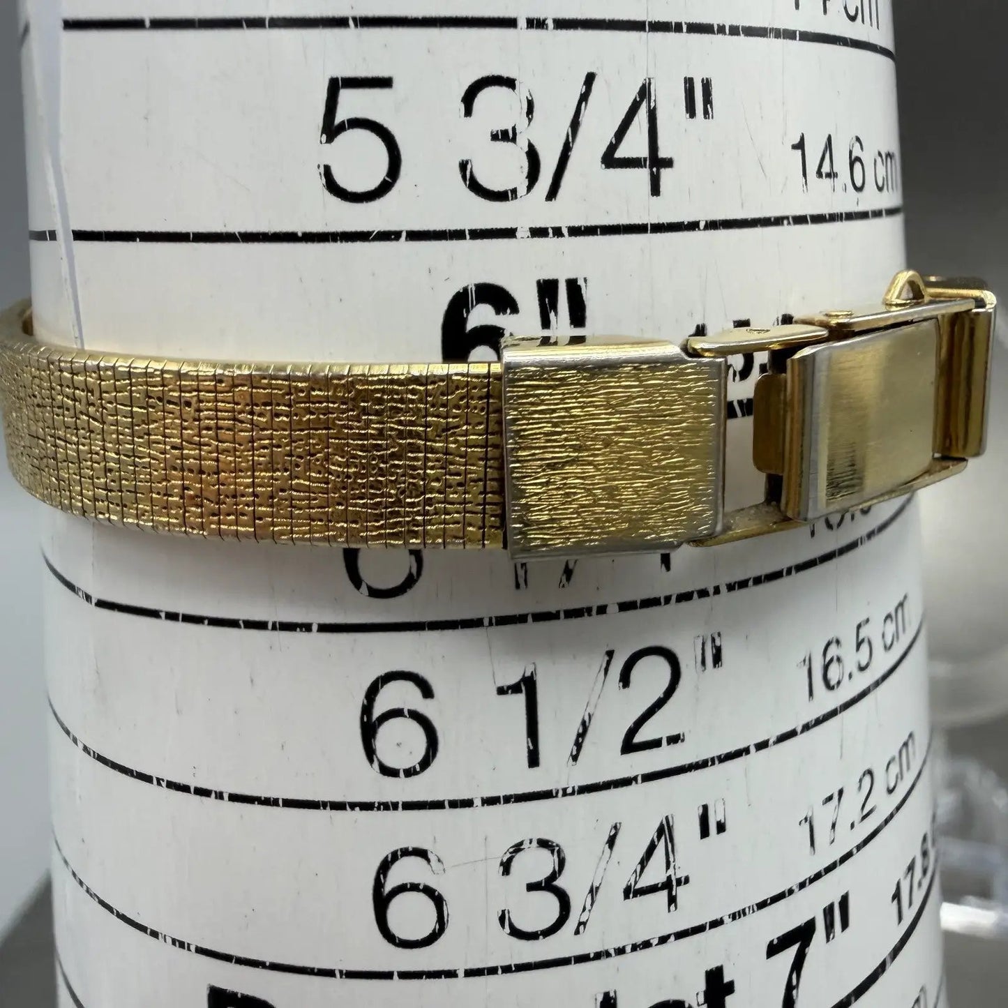 Seiko Tank Watch Women 17mm Brown Dial Gold Tone Rectangle 5420-5019 New Batt O510
