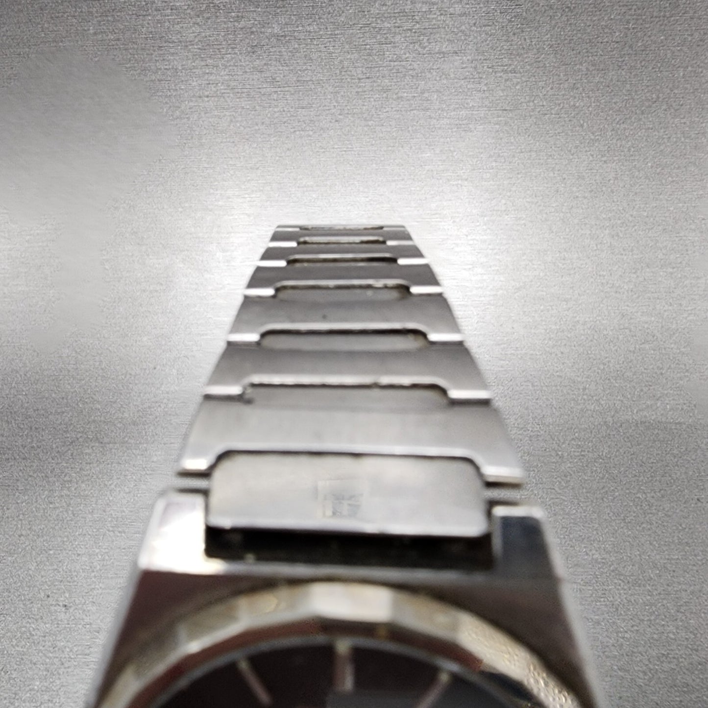 Seiko SQ Watch Men 37mm Gray Dial Steel Daydate Round 7123-9009 PARTS