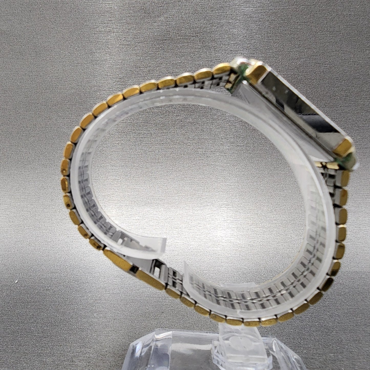 Seiko Dolce Tank Watch Men 26mm Champagne Dial Two Tone 5s21-5a20 PARTS