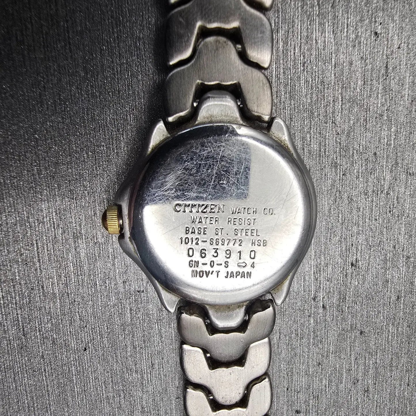 Citizen Elegance Watch Women 24mm Champagne Dial Date 1012-S69772 New Battery10