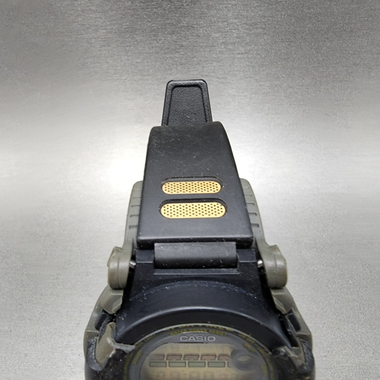Casio G-Shock DW-002 Watch Men 48mm Digital Black Tone Round Fox Fire New Batt